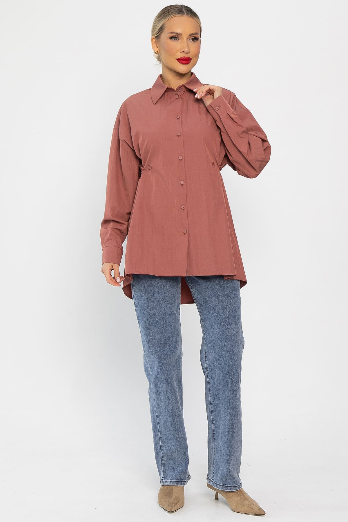Рубашка Антария (терракот) Б14188-5М