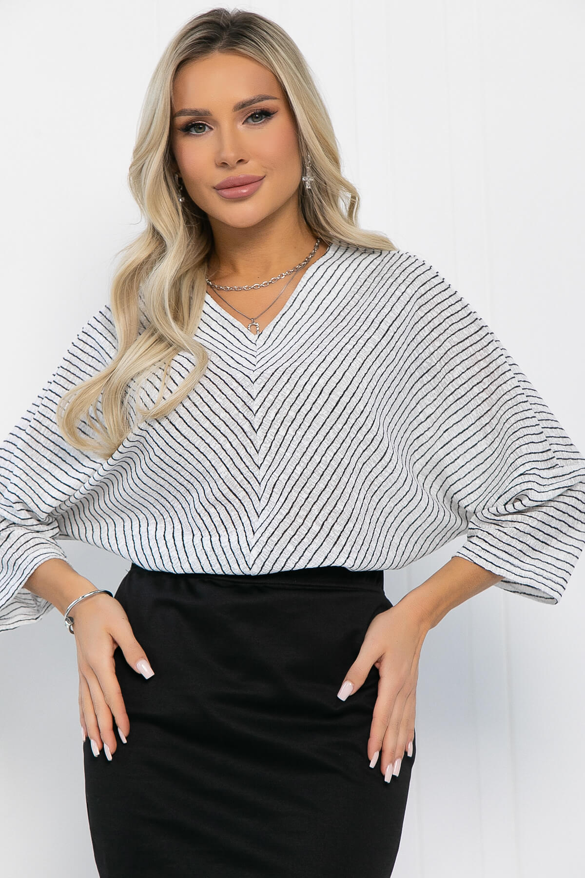 Костюм Пэрри (черно-белый) К12955-10М