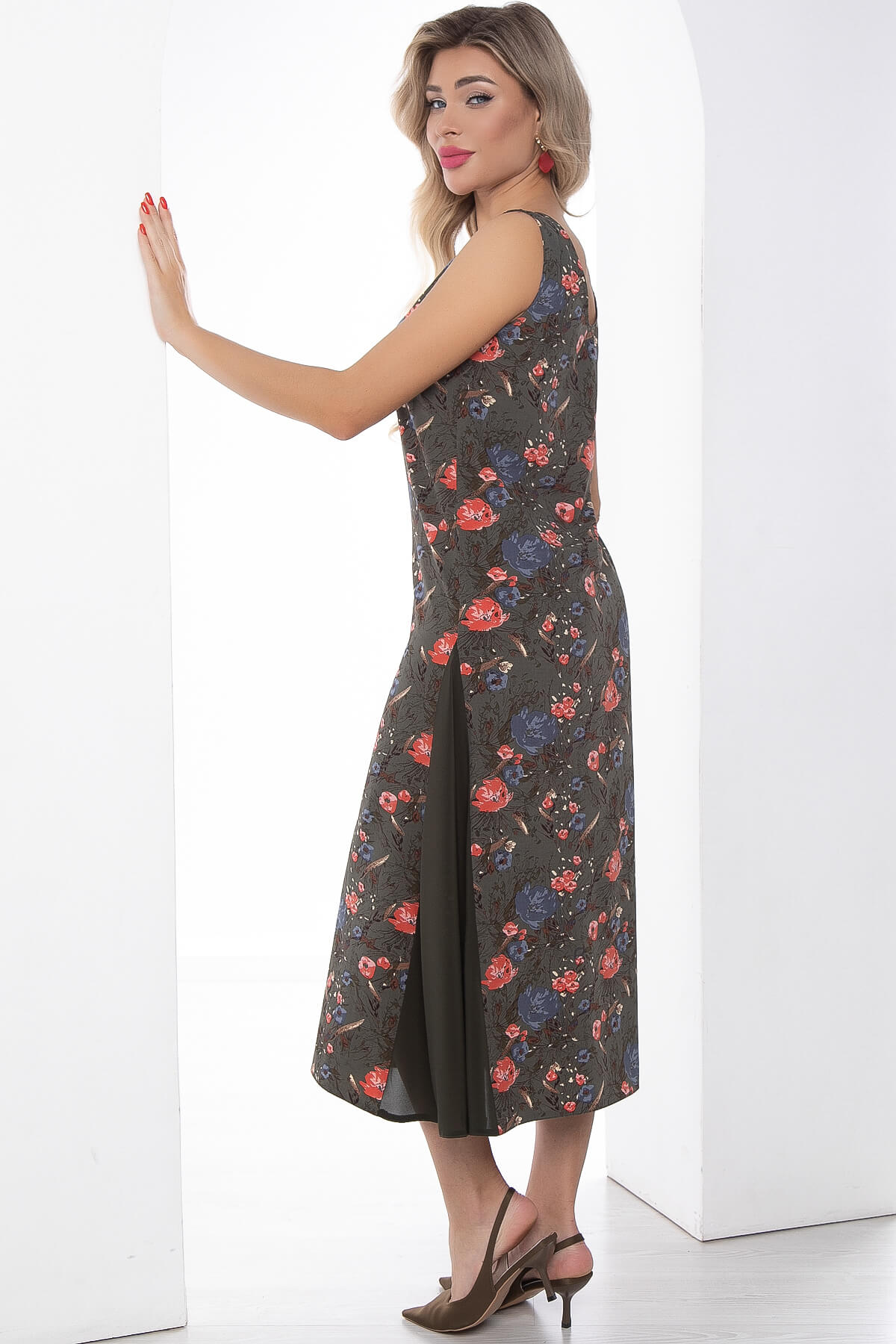 Сарафан "Новый сезон" (хаки) П9034