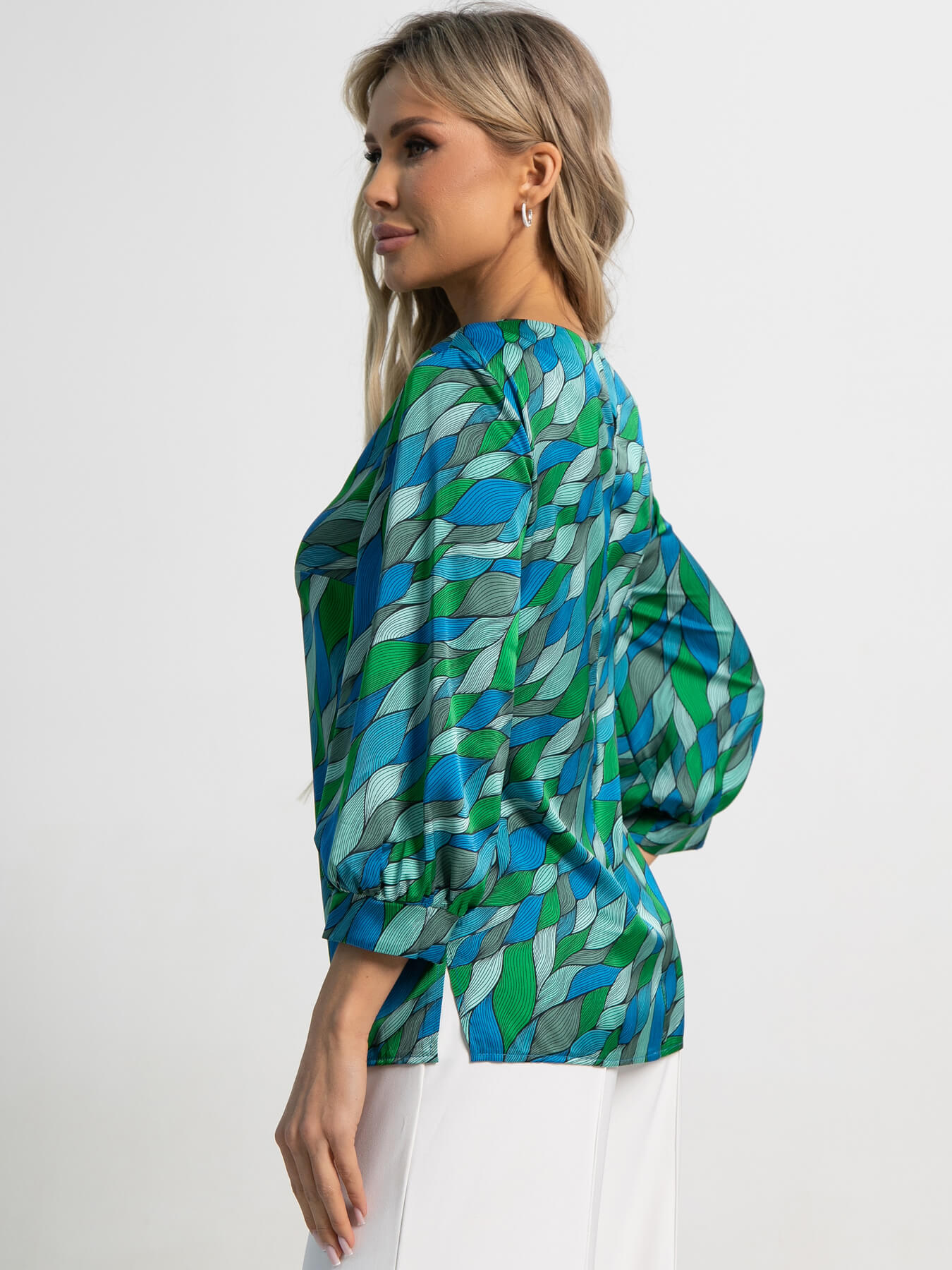 Блуза Мечта сезона (зеленая) Б15557-16М