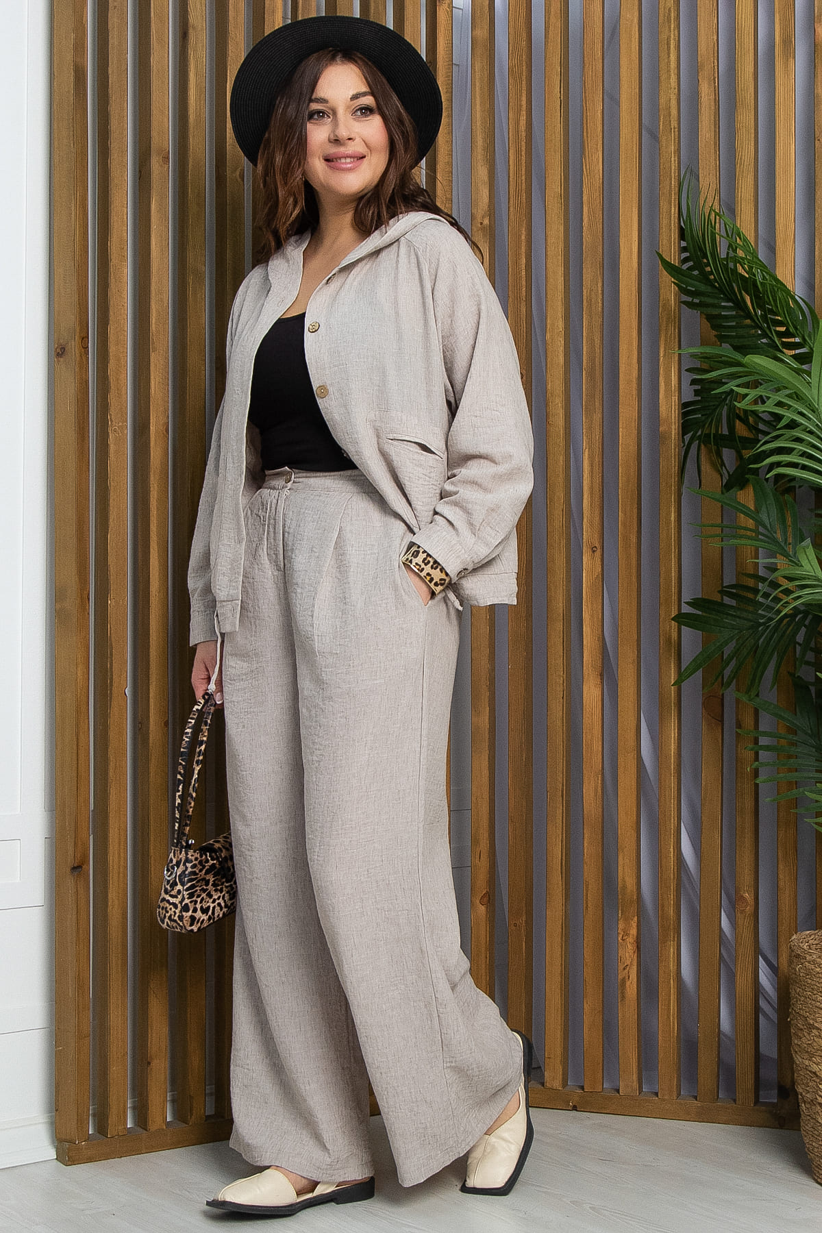 Костюм Луговые цветы (бежевый) К13786-18М