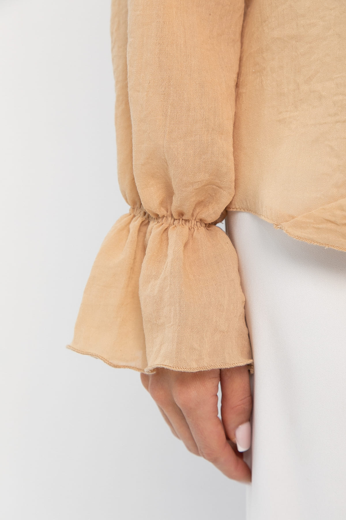 Блуза Розалинда (бежевая) Б13687-5М