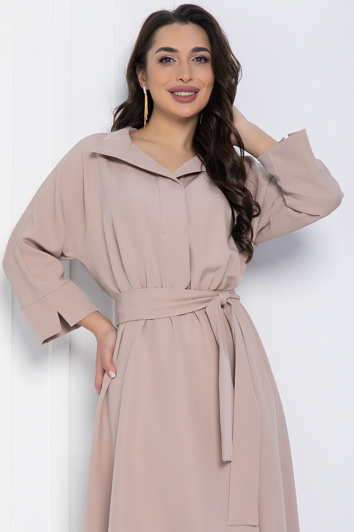 Платье Лорита (бежевое) П12630-16