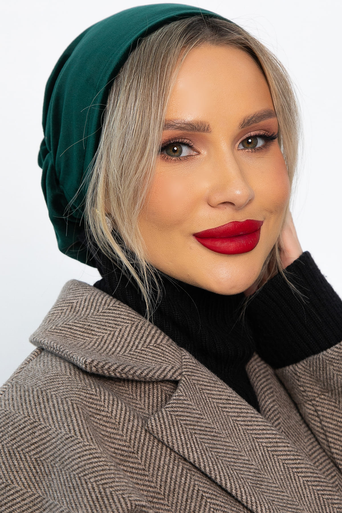 Чалма с резинкой (зеленая) ЧР11-23М