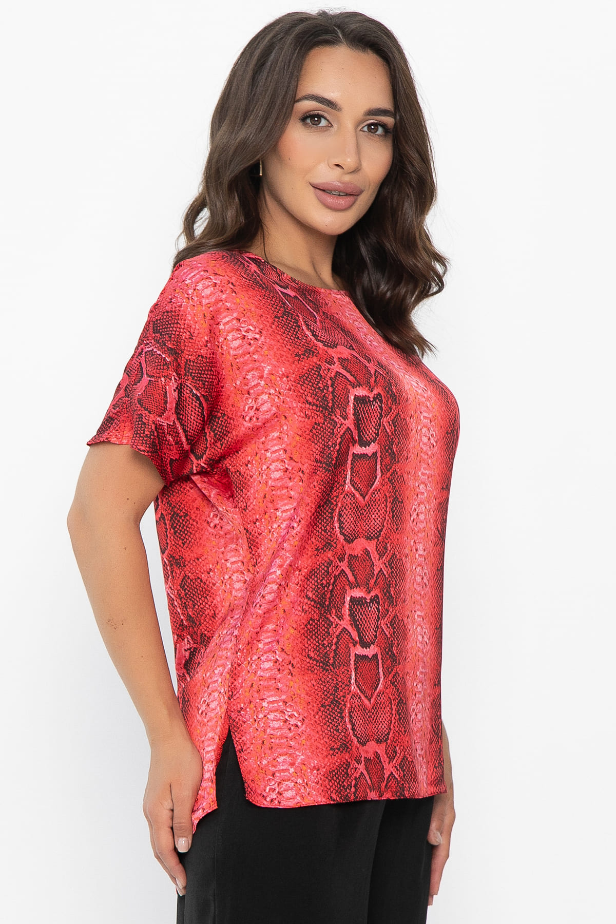 Блуза Морган  (красная) Б14033-16М