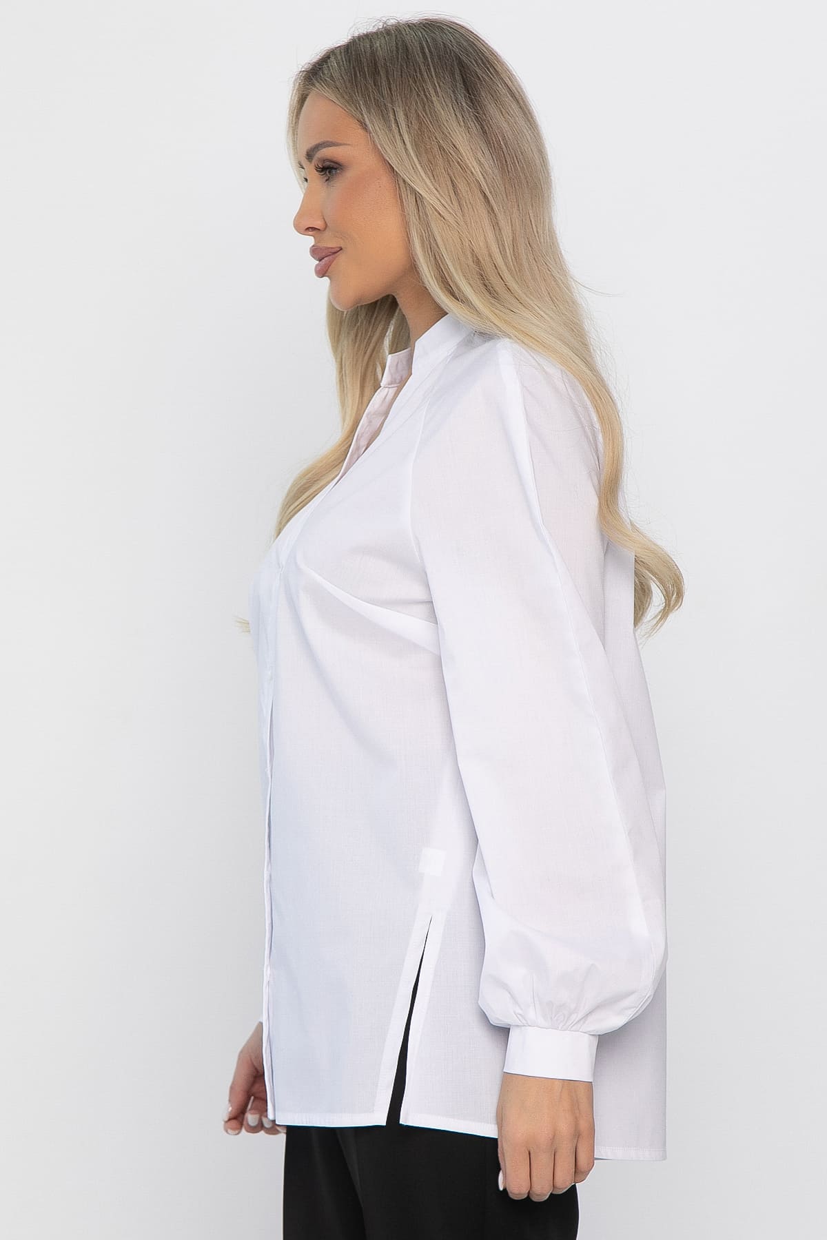 Блуза хлопковая Кристалия (белая) Б14461-16М