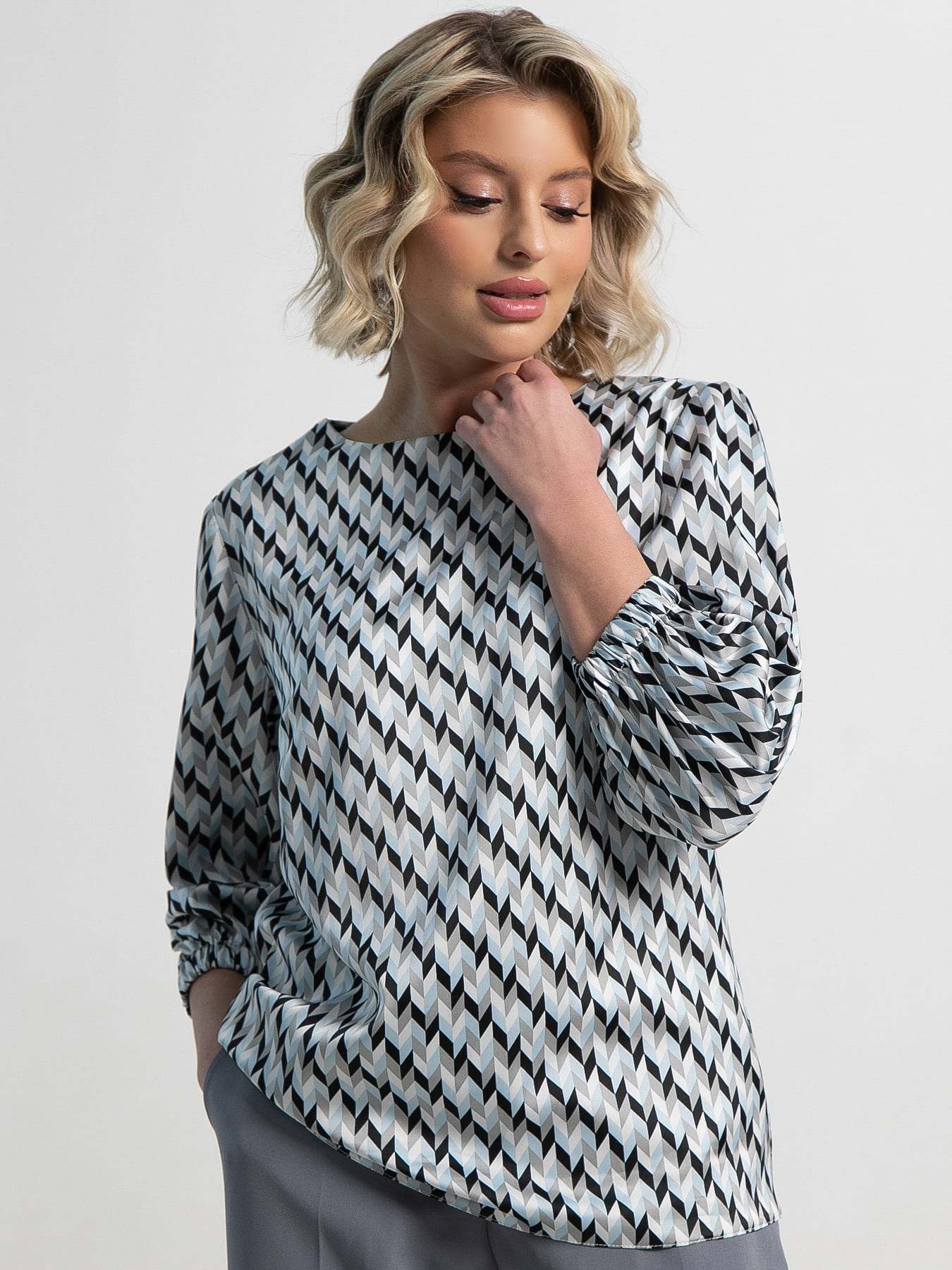 Блуза Прерия (голубая) Б15149-30М