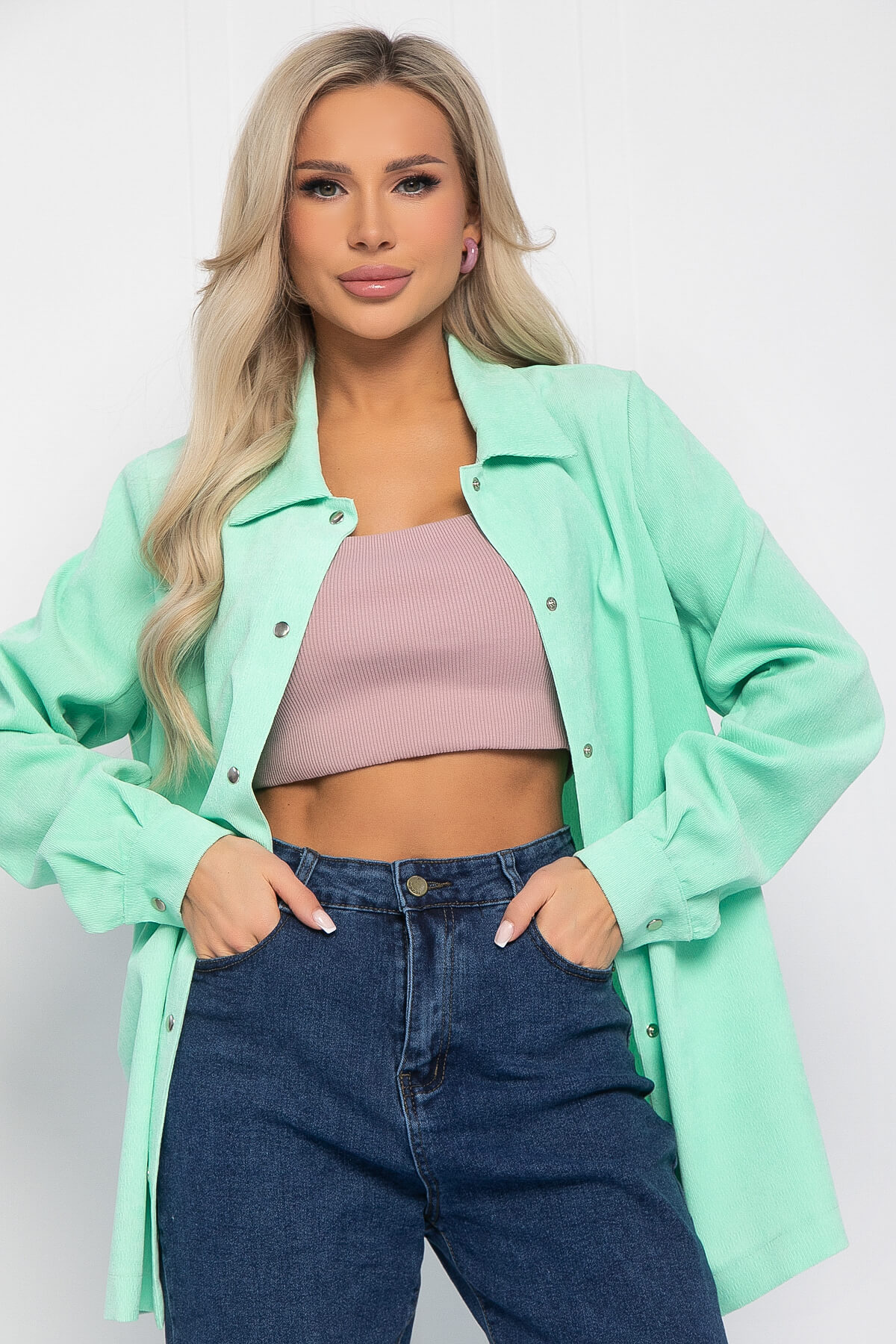 Рубашка Лайт (мята) Б12707