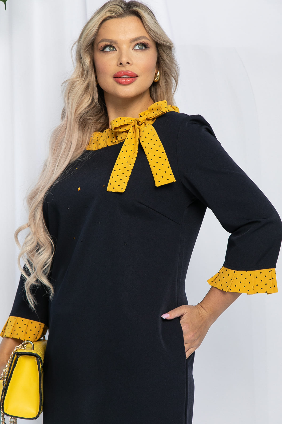 Платье Жемчужина (синее) П13233-24М