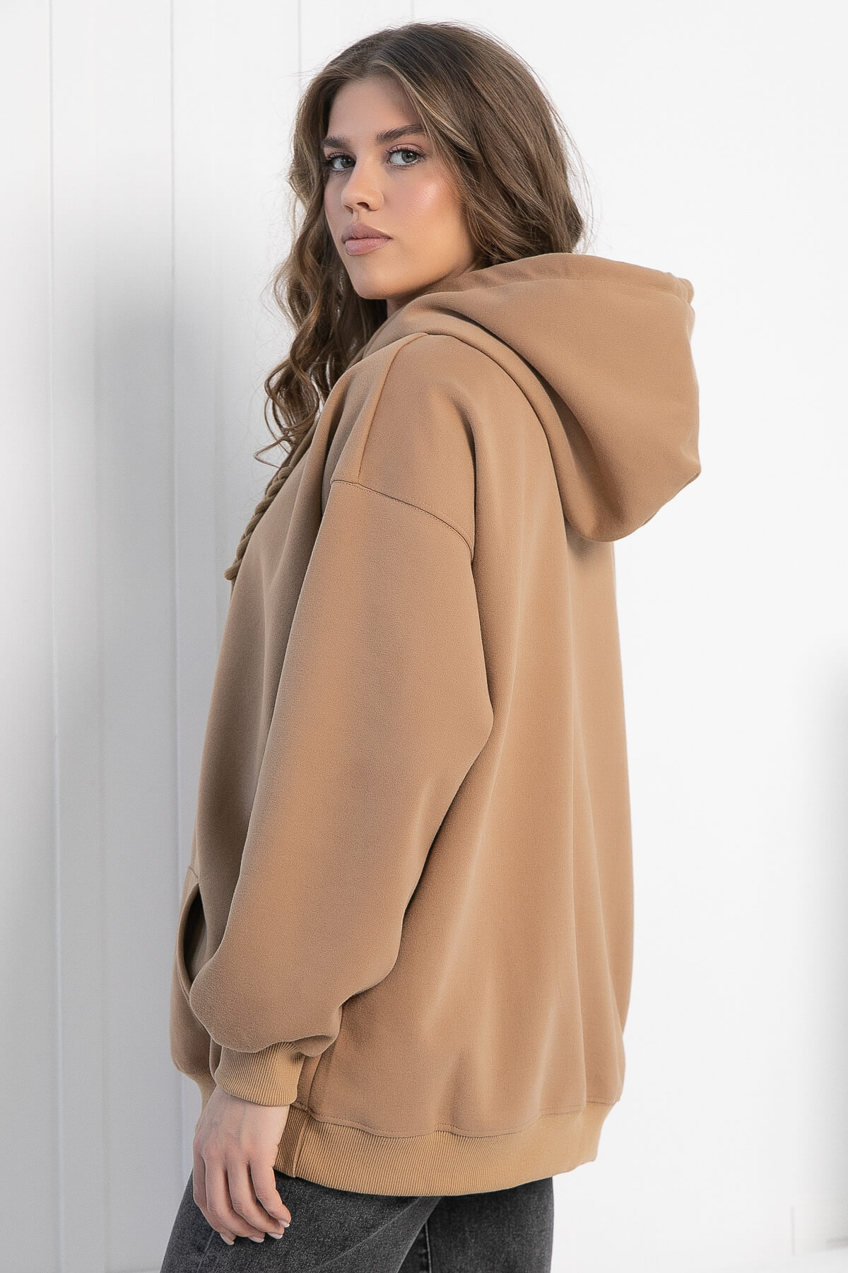 Худи Выше неба (коричневое) Б12919-4М