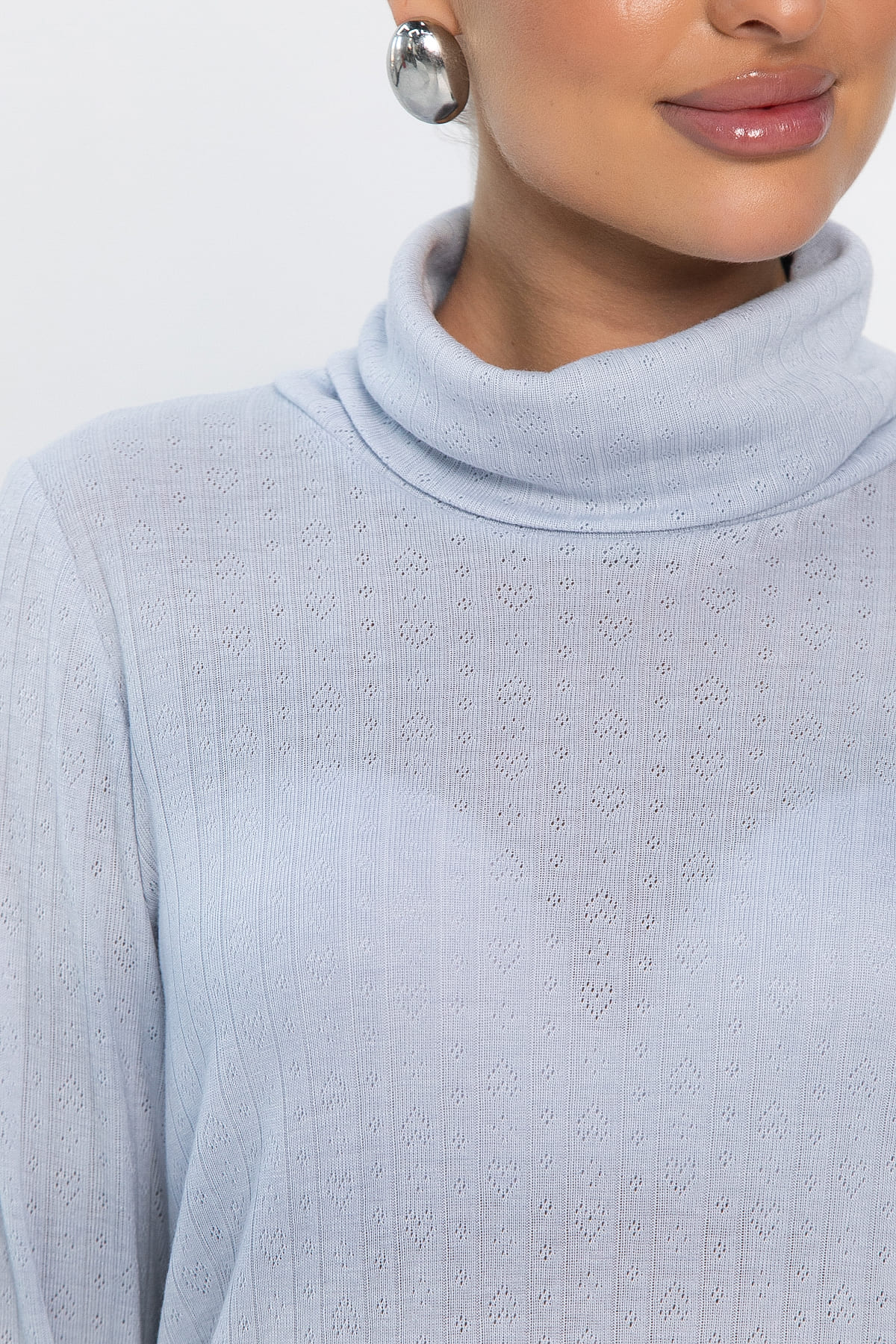 Джемпер В объятьях нежности (нежно-голубой) Б14447-4М