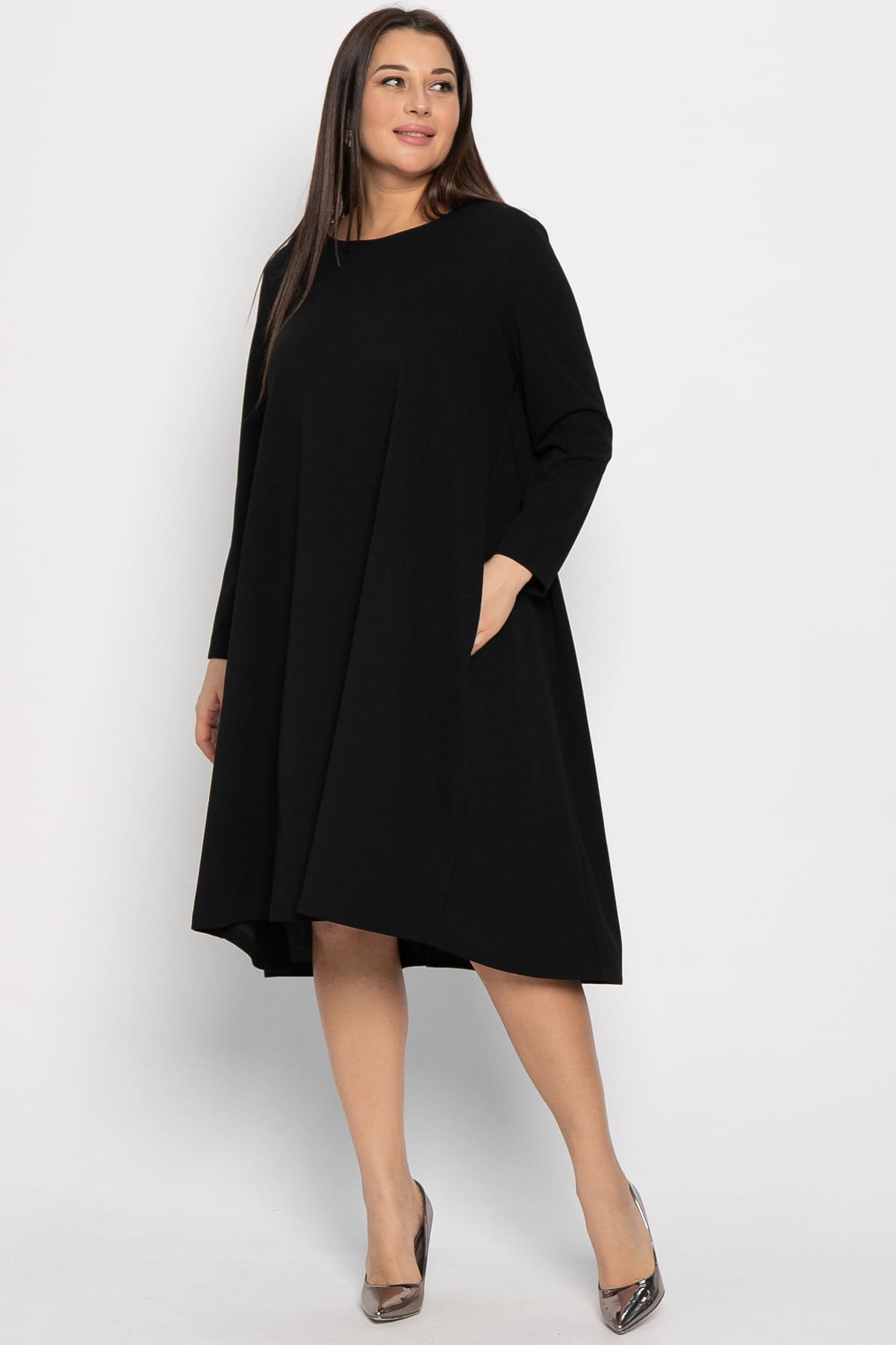 Платье Точка стиля (черное) П15013-16М