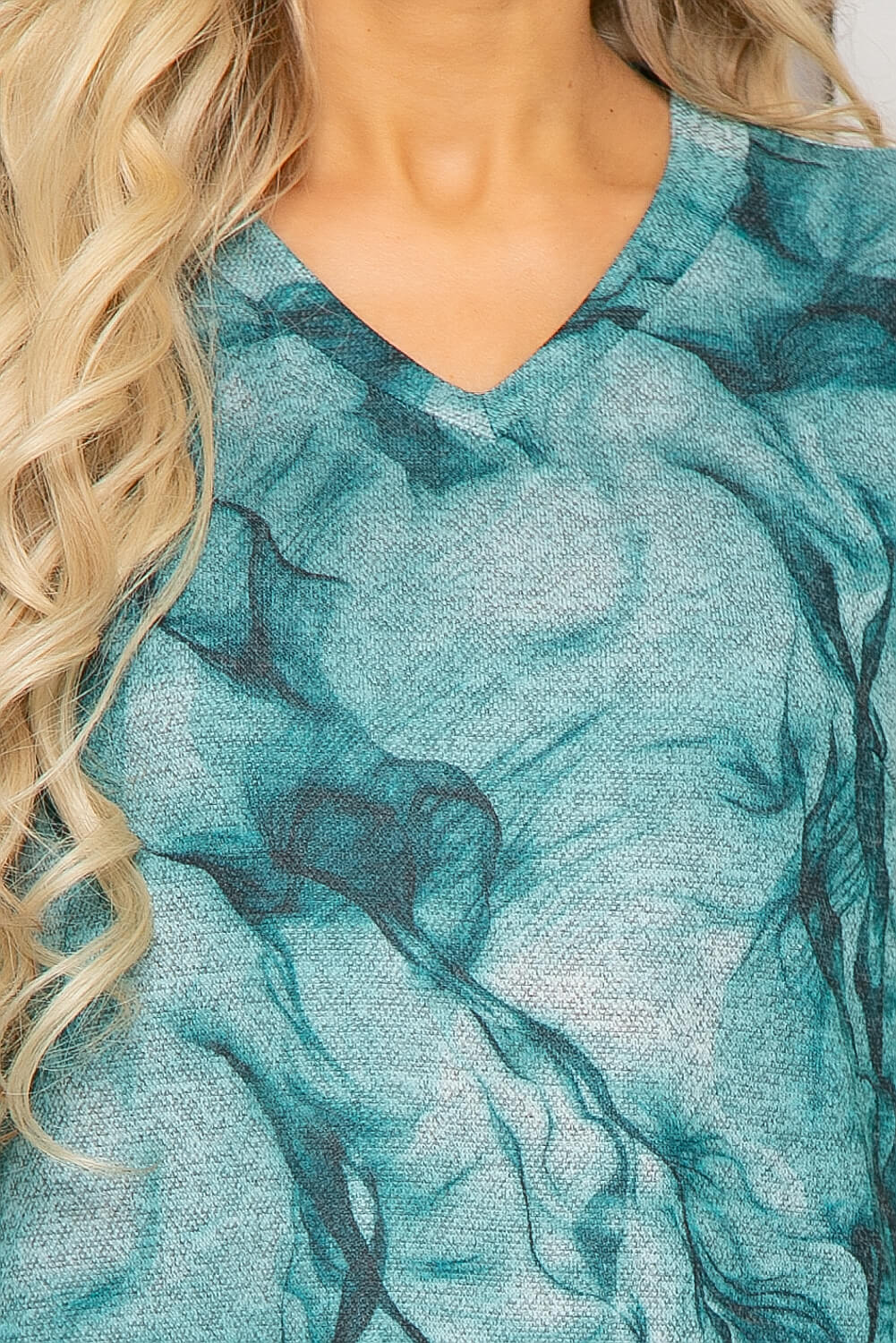 Платье Тея (бирюзовое) П11419