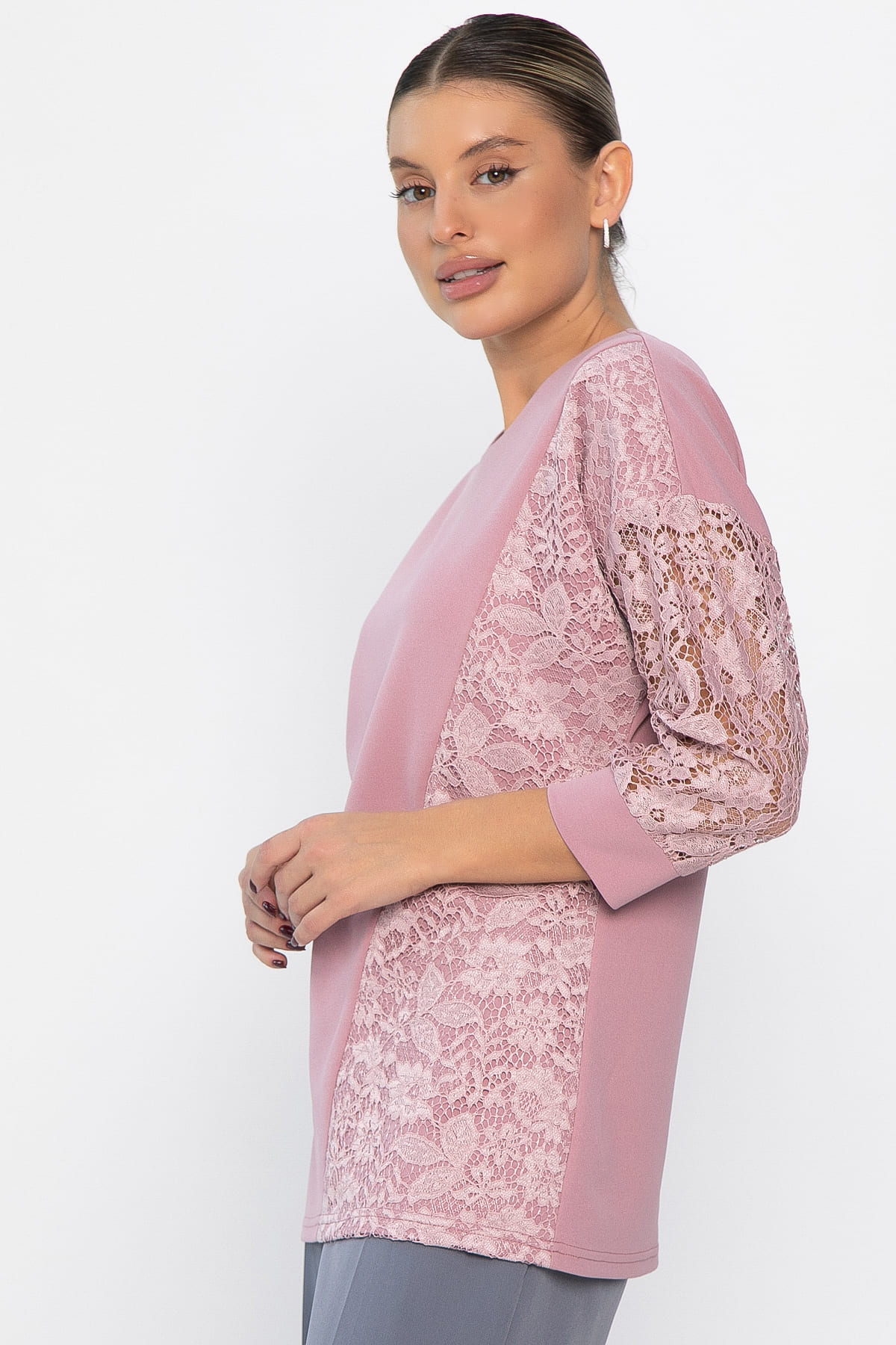 Джемпер Вирджиния НЬЮ (розовый) Б14439-48М