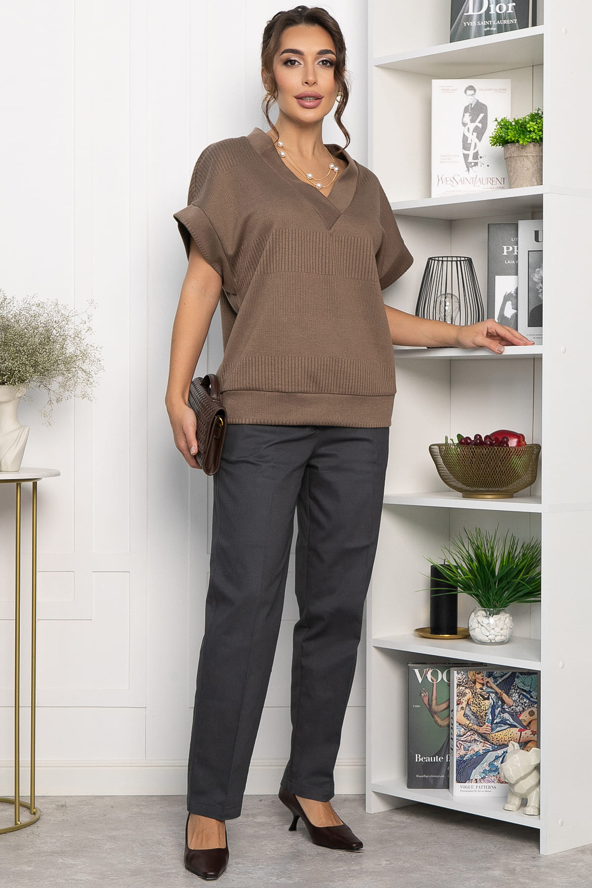 Брюки на резинке Спринт (графит) Б14259-18М