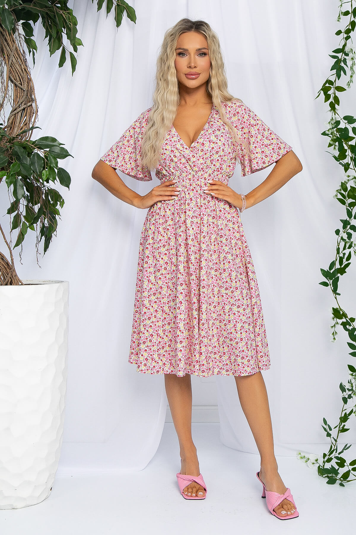 Платье Селена (летний луг) П13103-8М