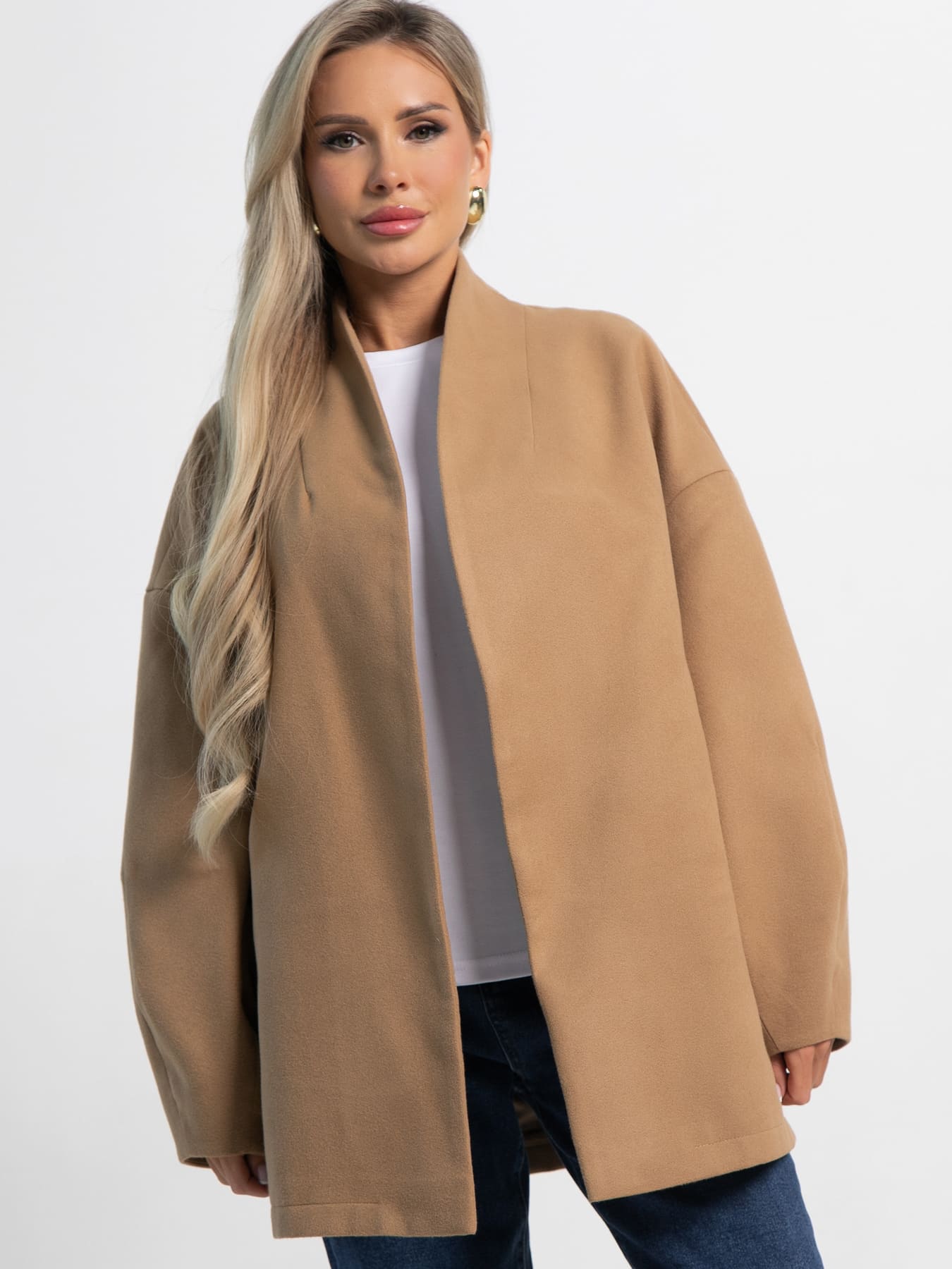 Пальто Мелания (кэмел) Б15186-5М