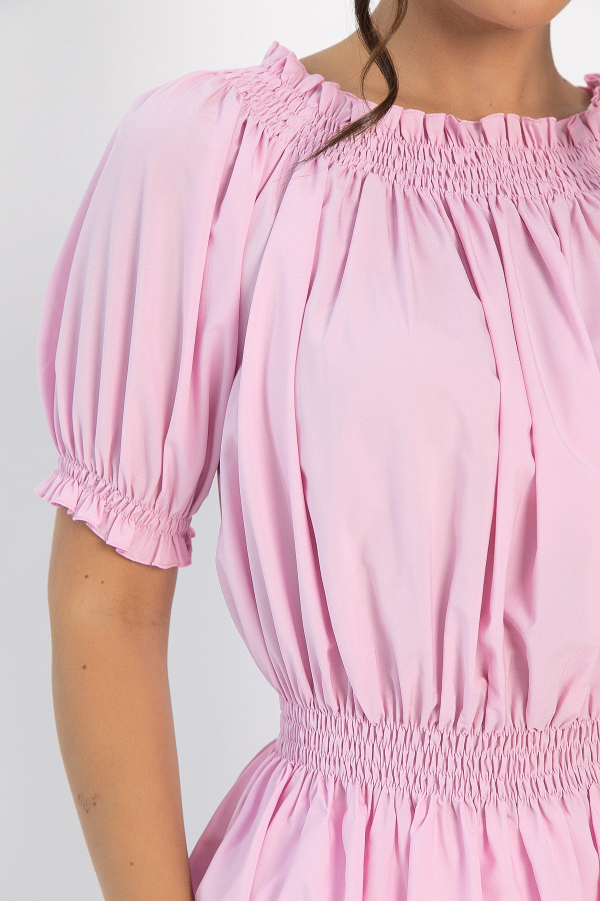 Блуза Летняя идиллия (зефирно-розовая) Б13912-47М