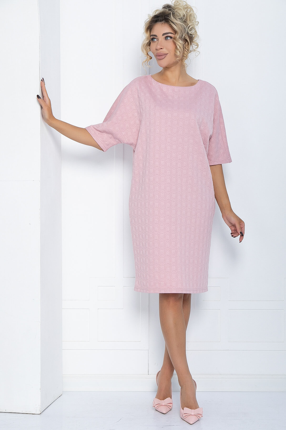 Платье Кайла (розовое) П12129