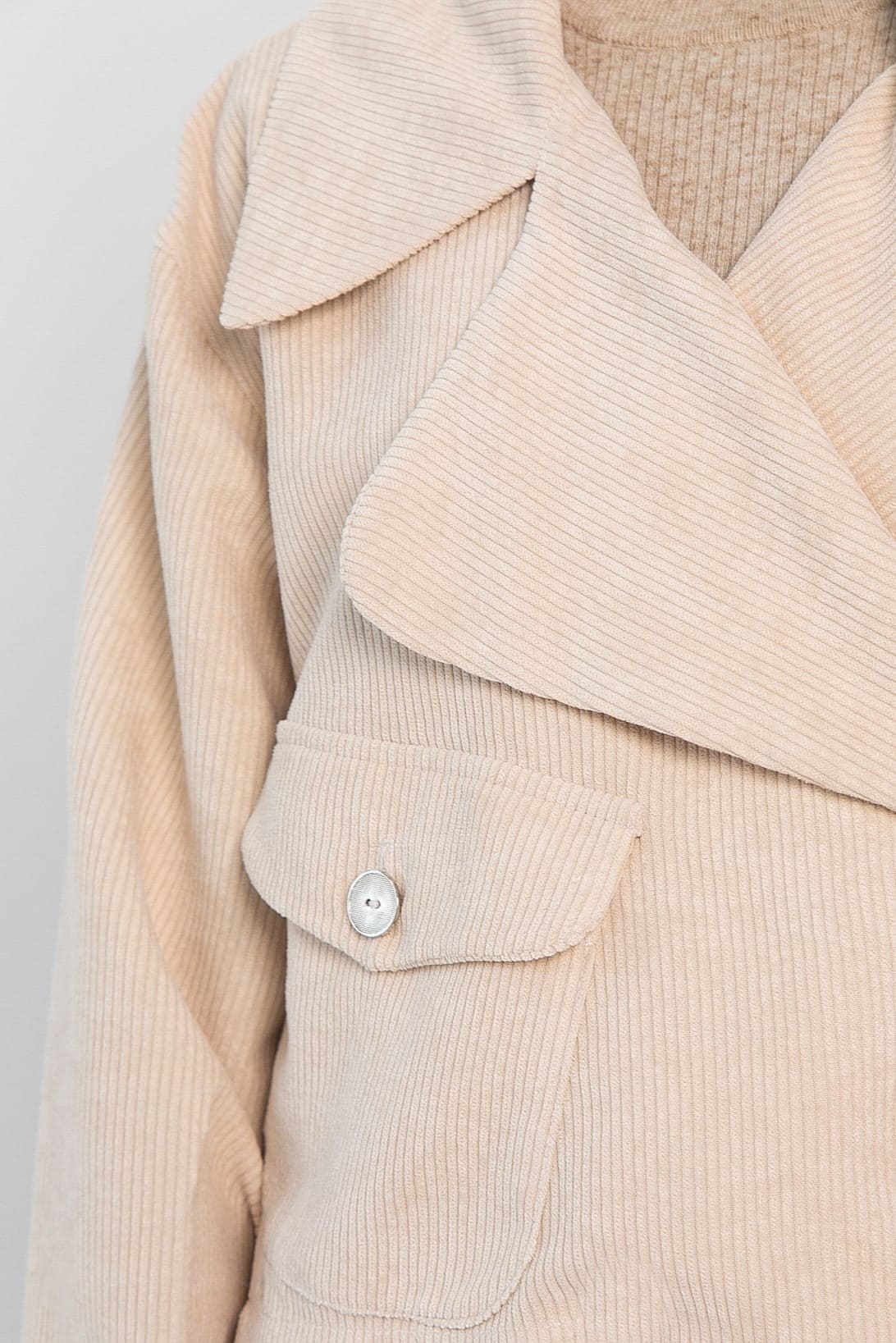 Жакет укороченный Динара (бежевый) Б14326-39М