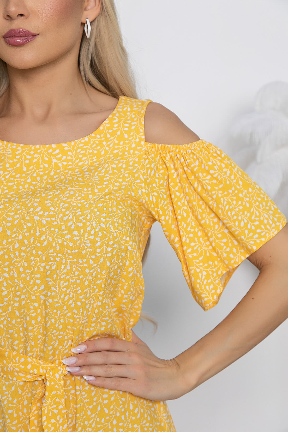 Платье Марианна (желтое) П10440