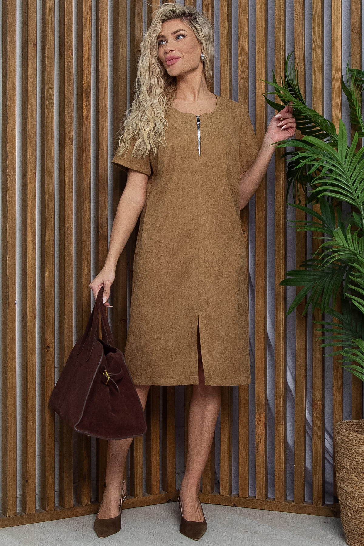 Платье Мечтай! (песочное) П13175-19М