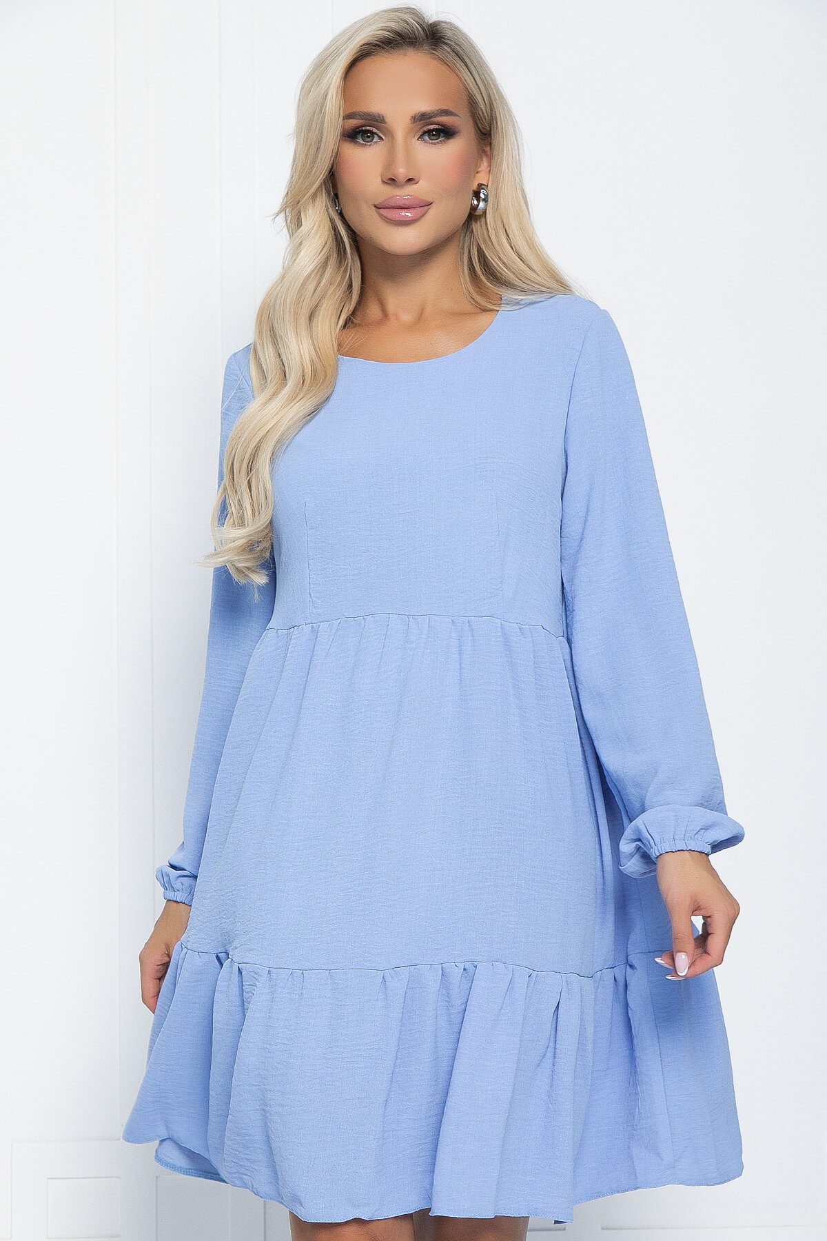 Платье Мия (голубое) П10788