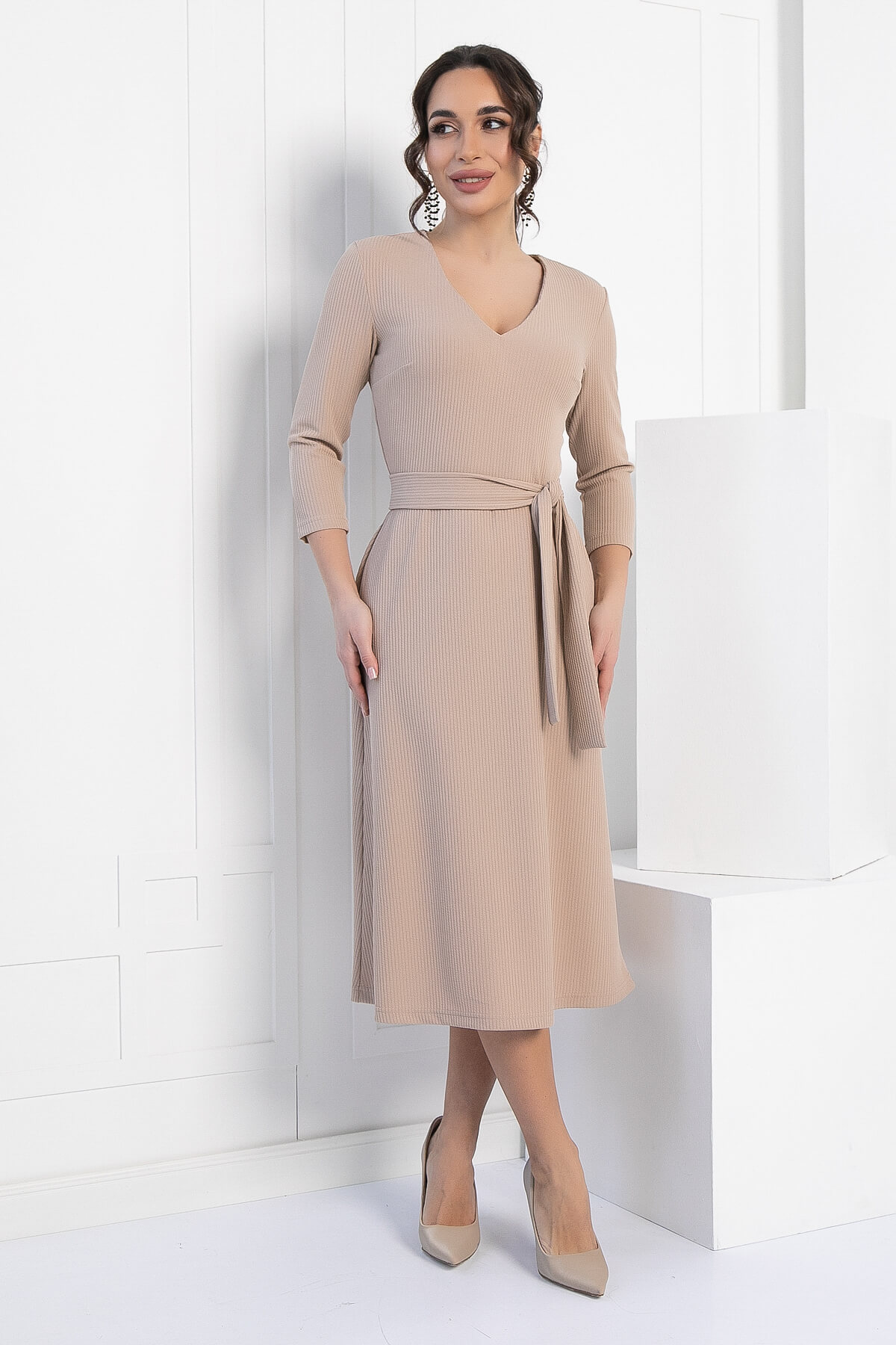 Платье Сиеста (бежевое) П12935-10М