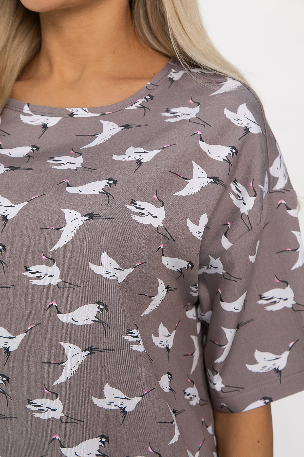 Блуза Аделаида (бежевая) Б13816-25М