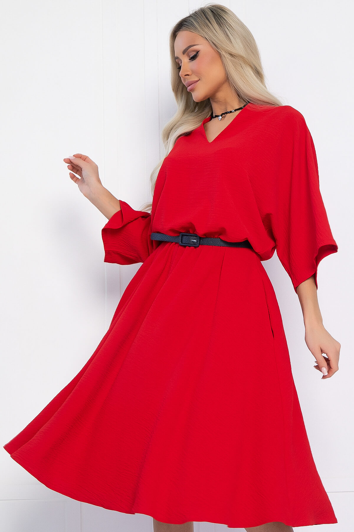 Платье Модера (красное) П12664-16