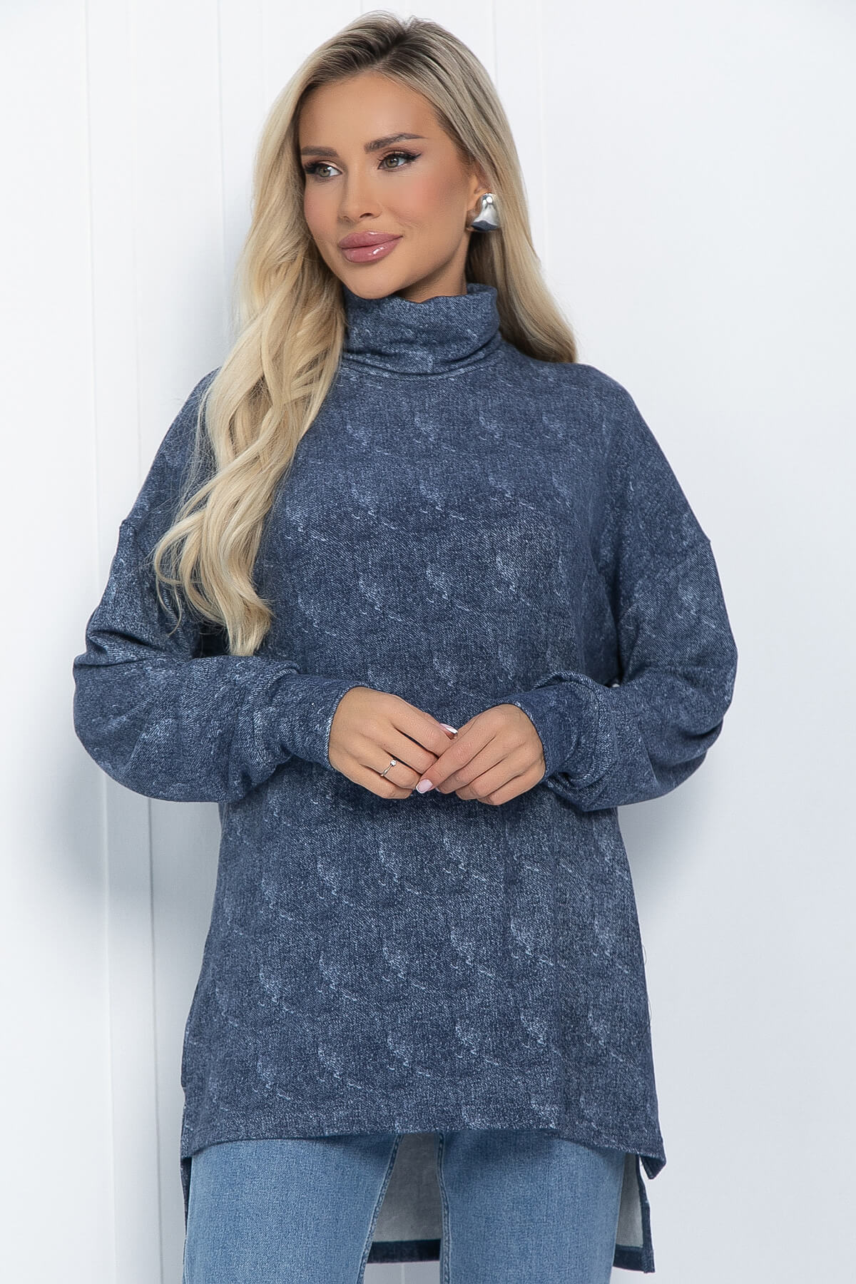 Водолазка Ариана (джинс) Б11567