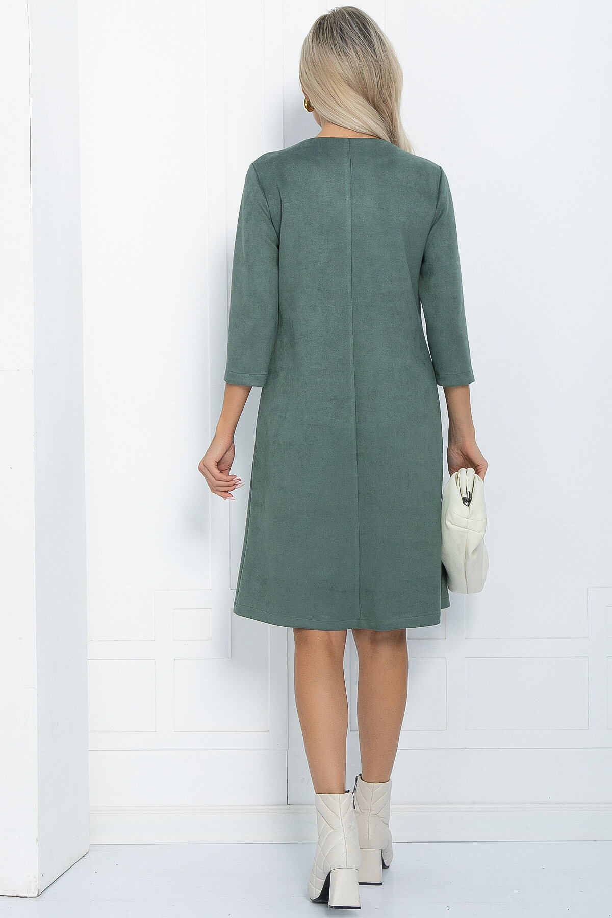 Платье Элегантная простота (полынь) П12241-6