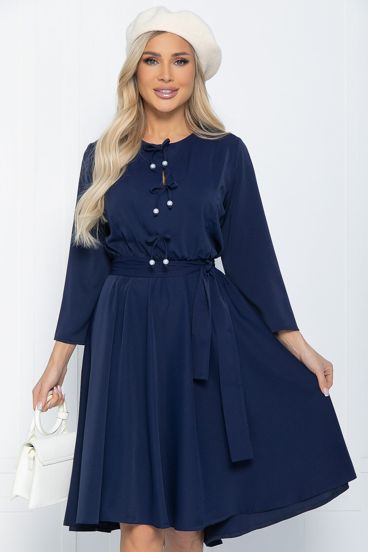 Платье Холли (синее) П11992