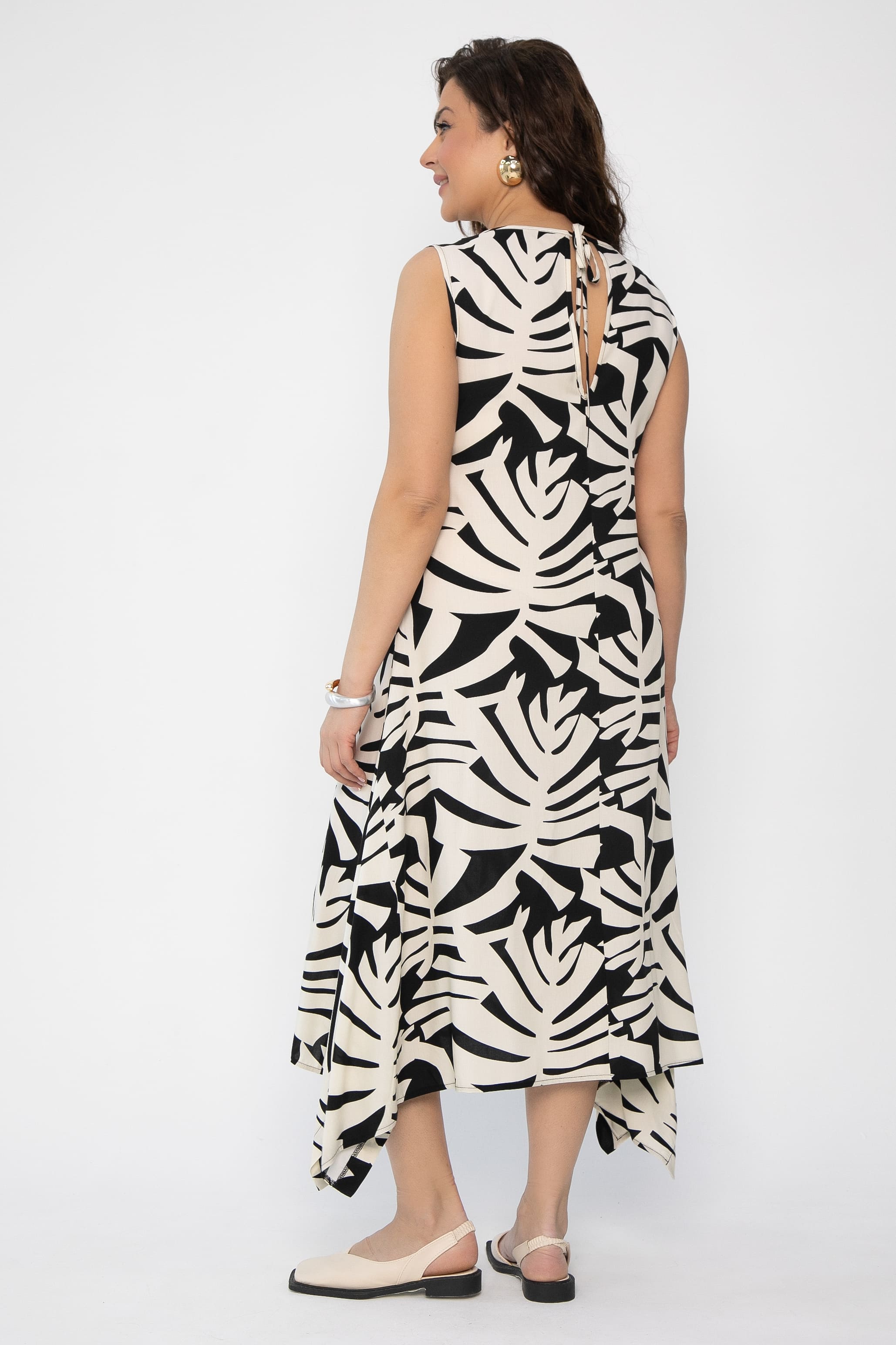 Сарафан Лада (черно-белый) П13689-21М