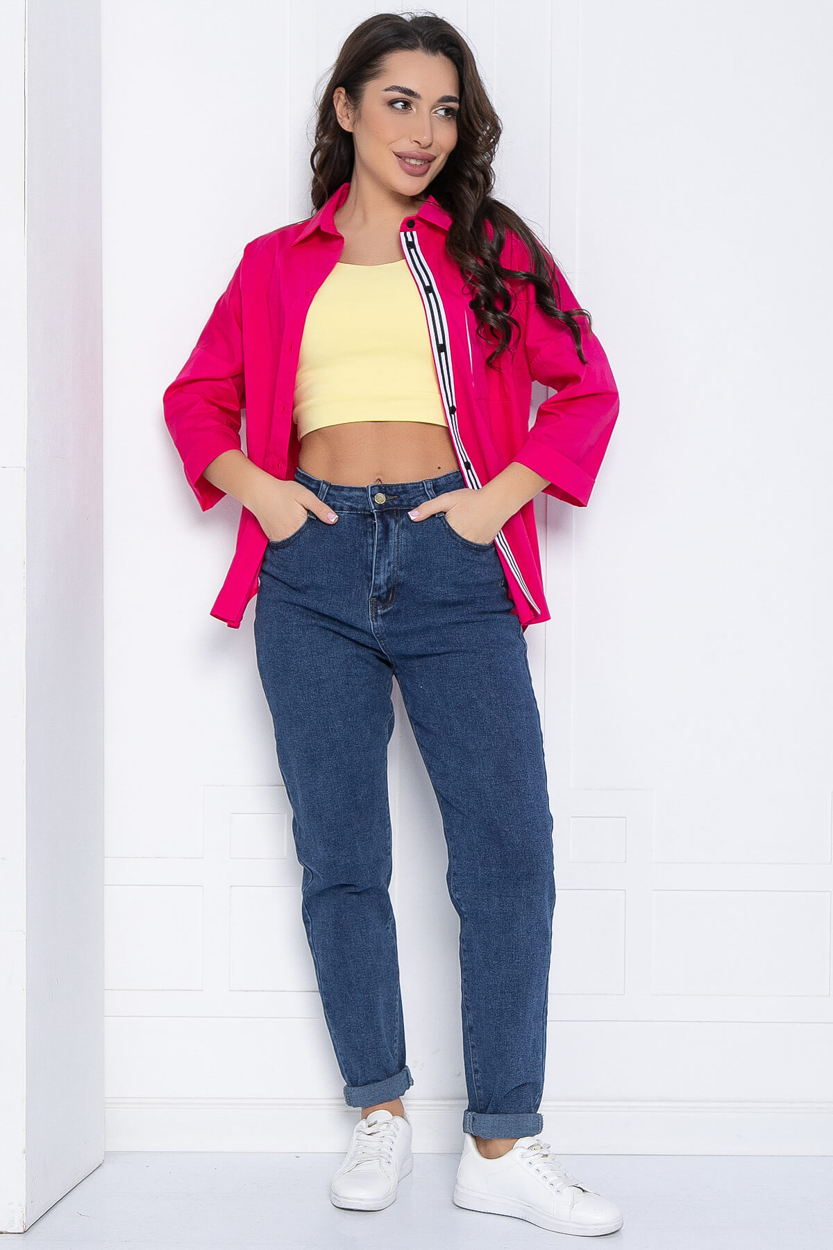 Блуза Феличе (фуксия) Б12526-29