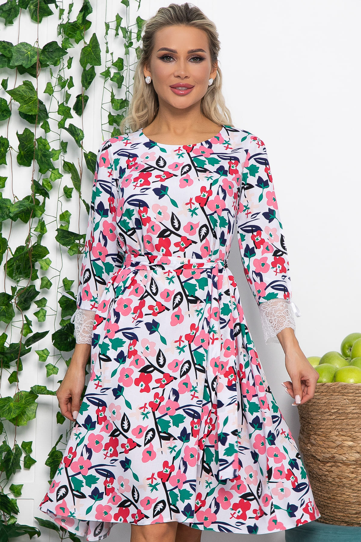 Платье Яна (белое) П13637-33М