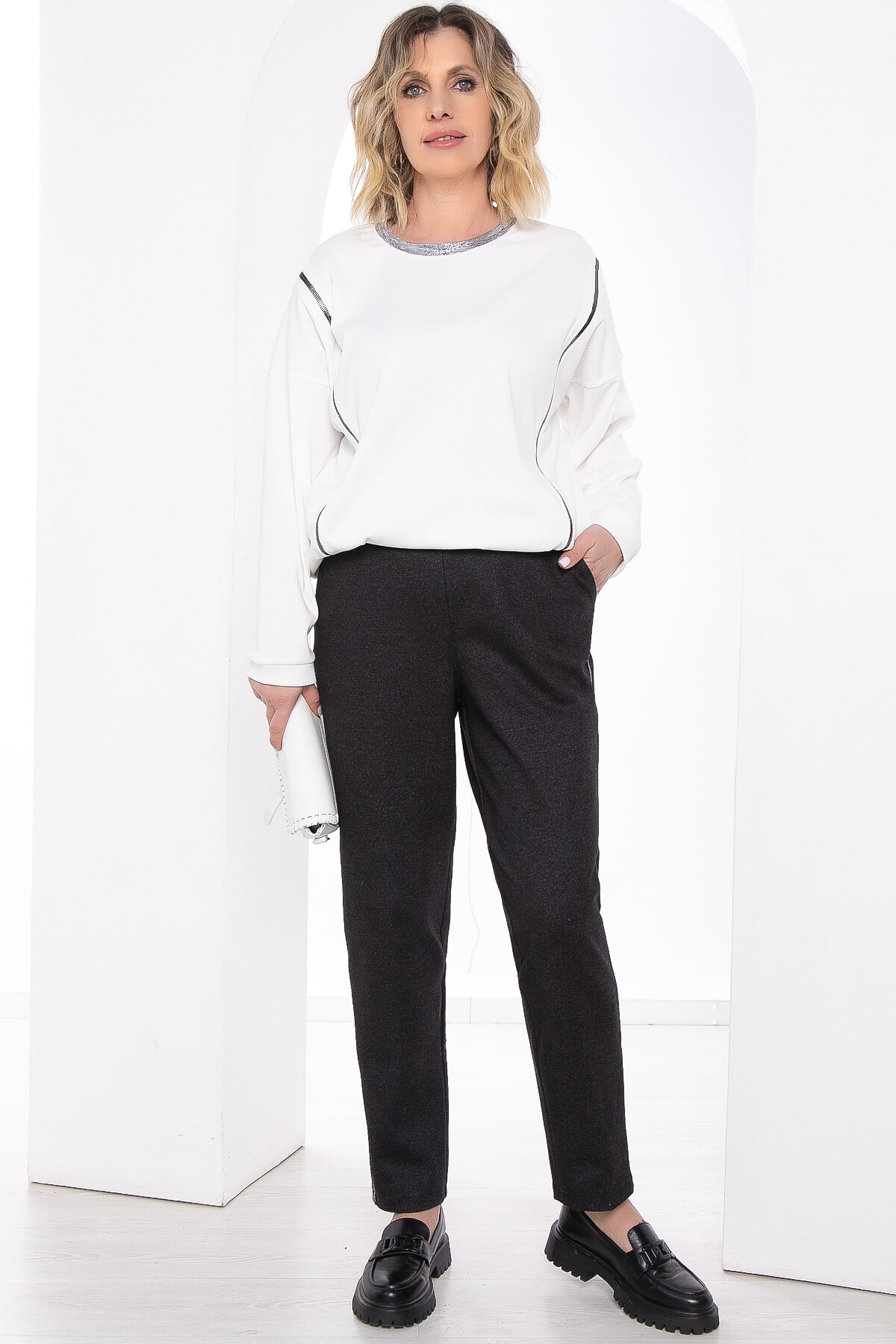 Брюки "Даллас" (блэк) НЬЮ Б8219