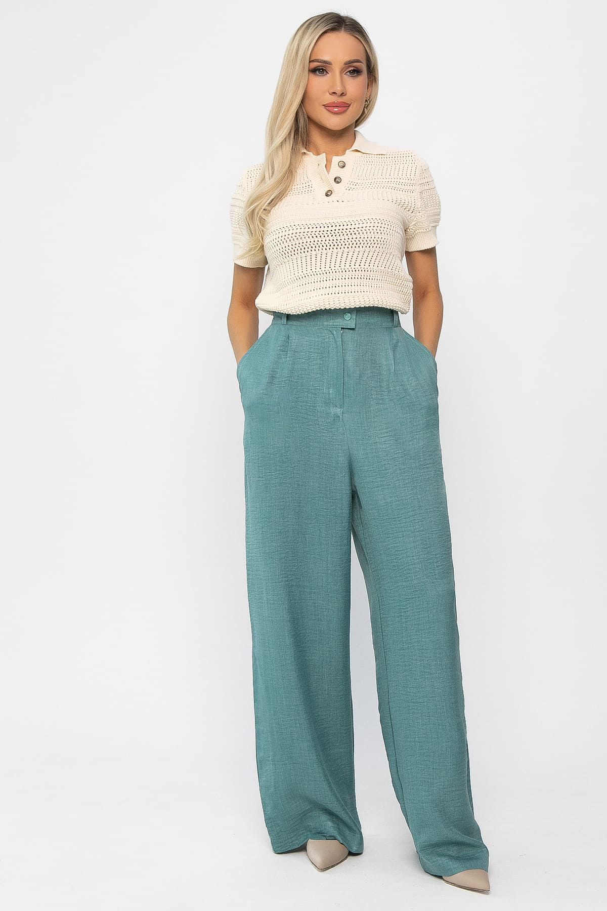 Брюки Скарлет (фисташка) Б13695-13М