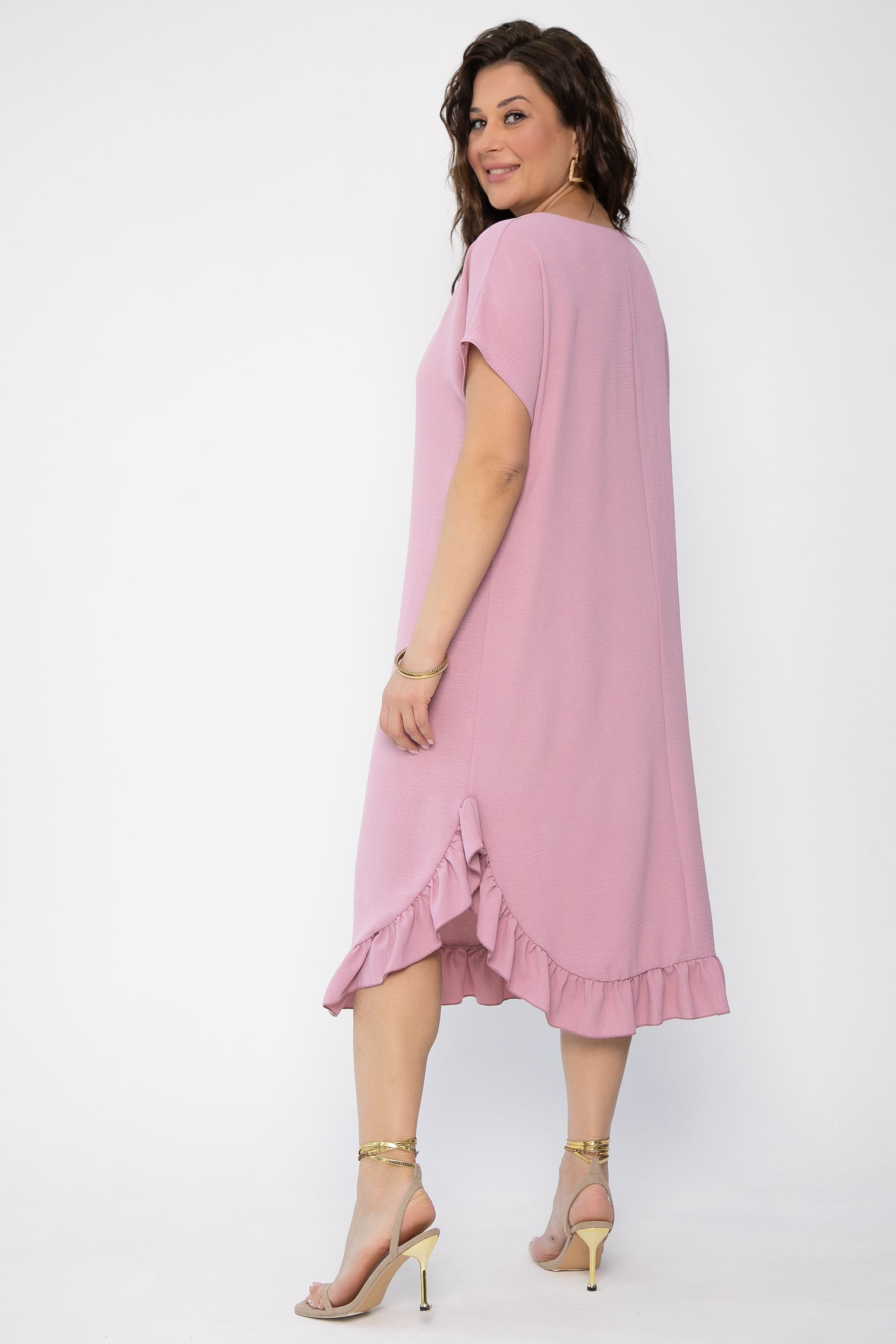 Платье Дея (пудра) П13597-8М