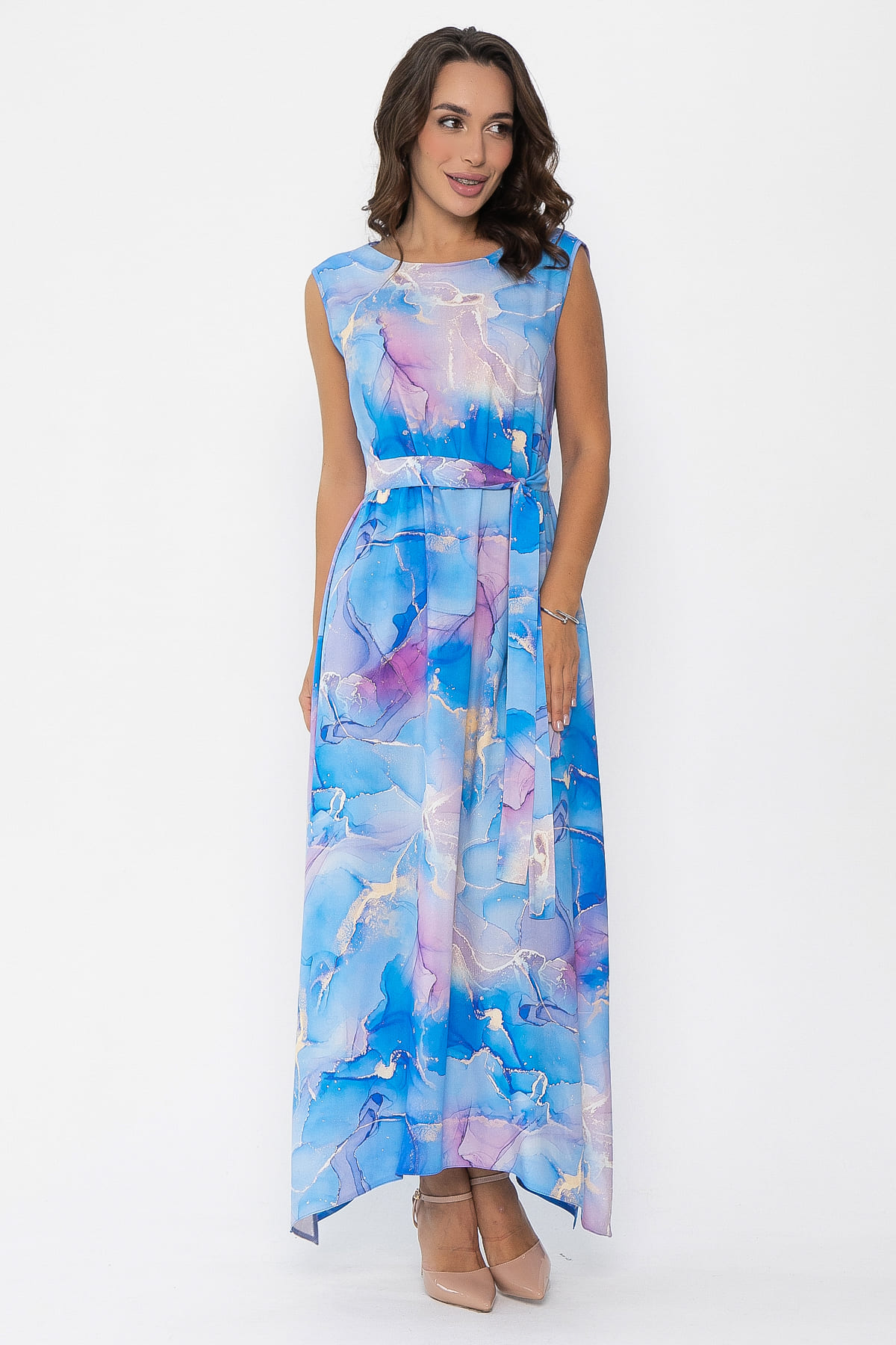 Платье Иниша (синее) П14070-4М