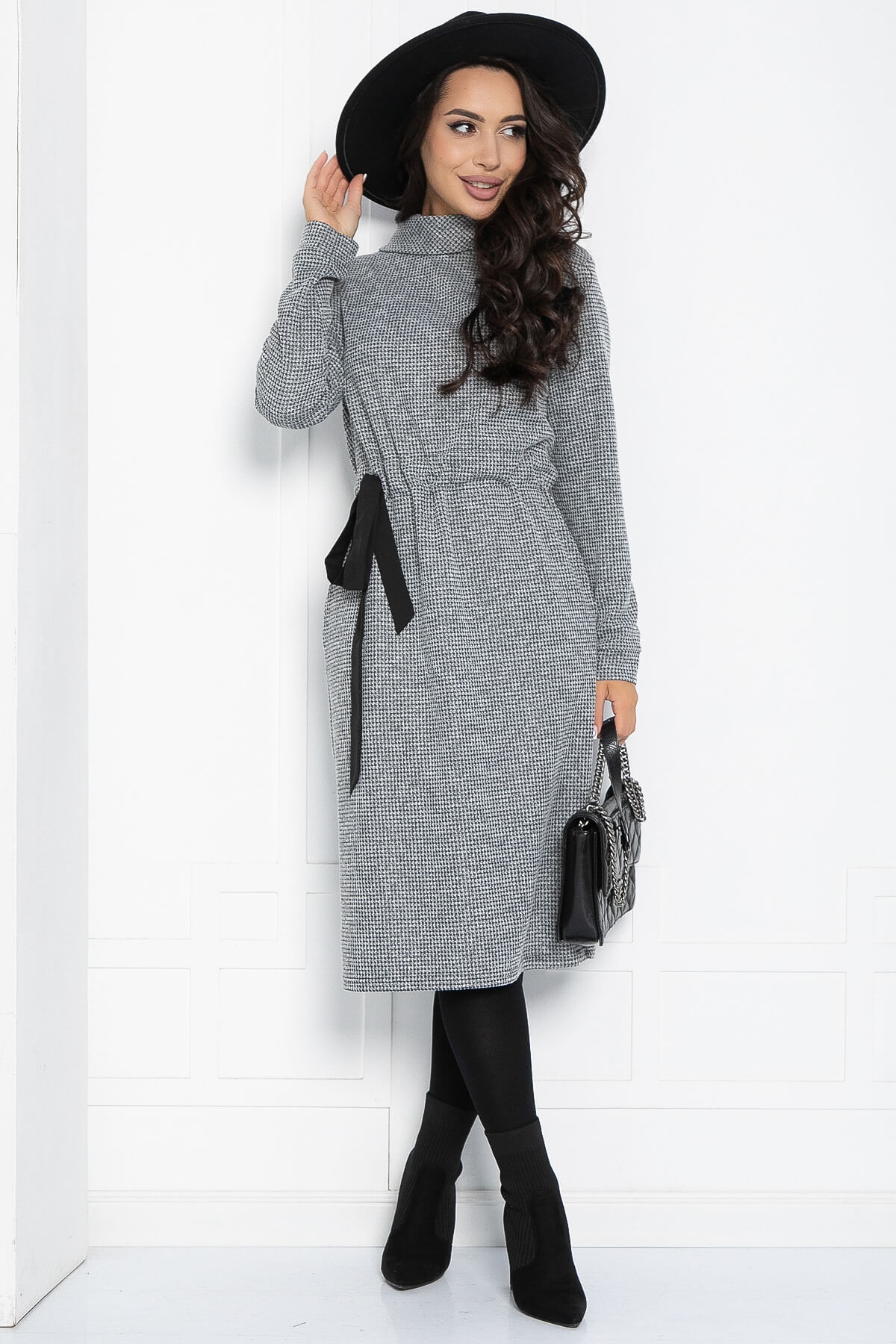 Платье Бонита (серое) П12377-30