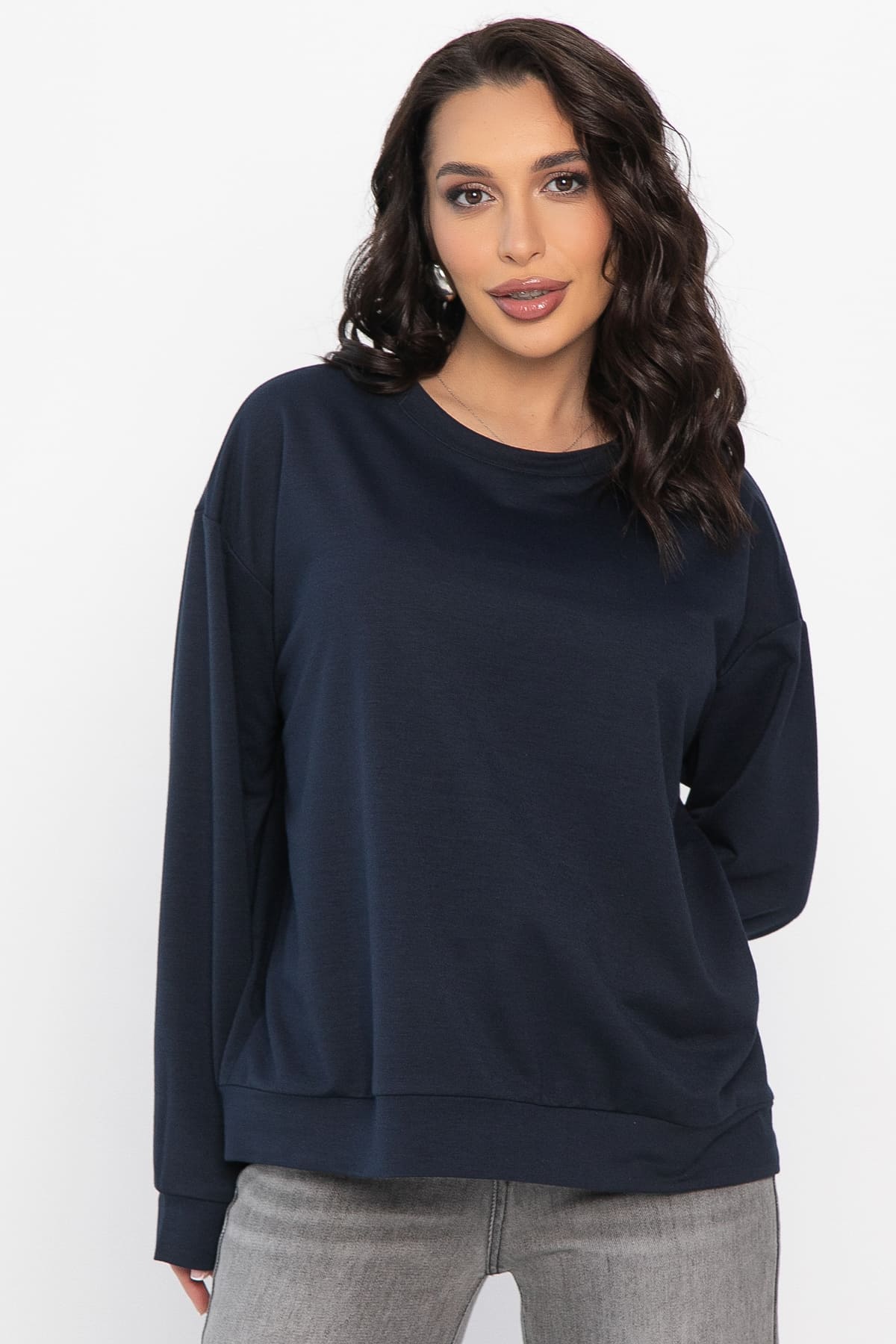 Свитшот Айрис (темно-синий) Б14568-25М