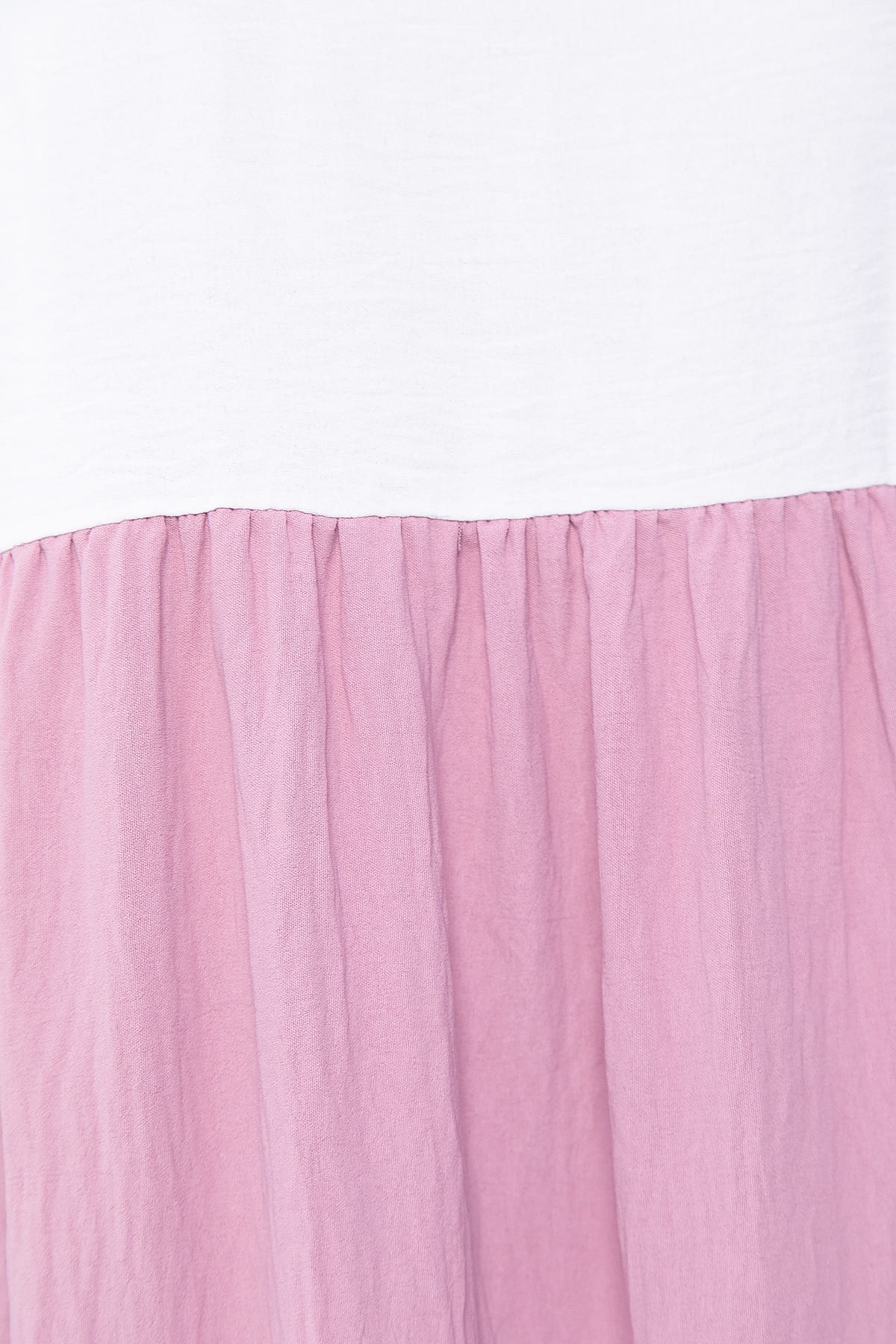 Платье Ветер перемен (бело-розовое) П13586-4М