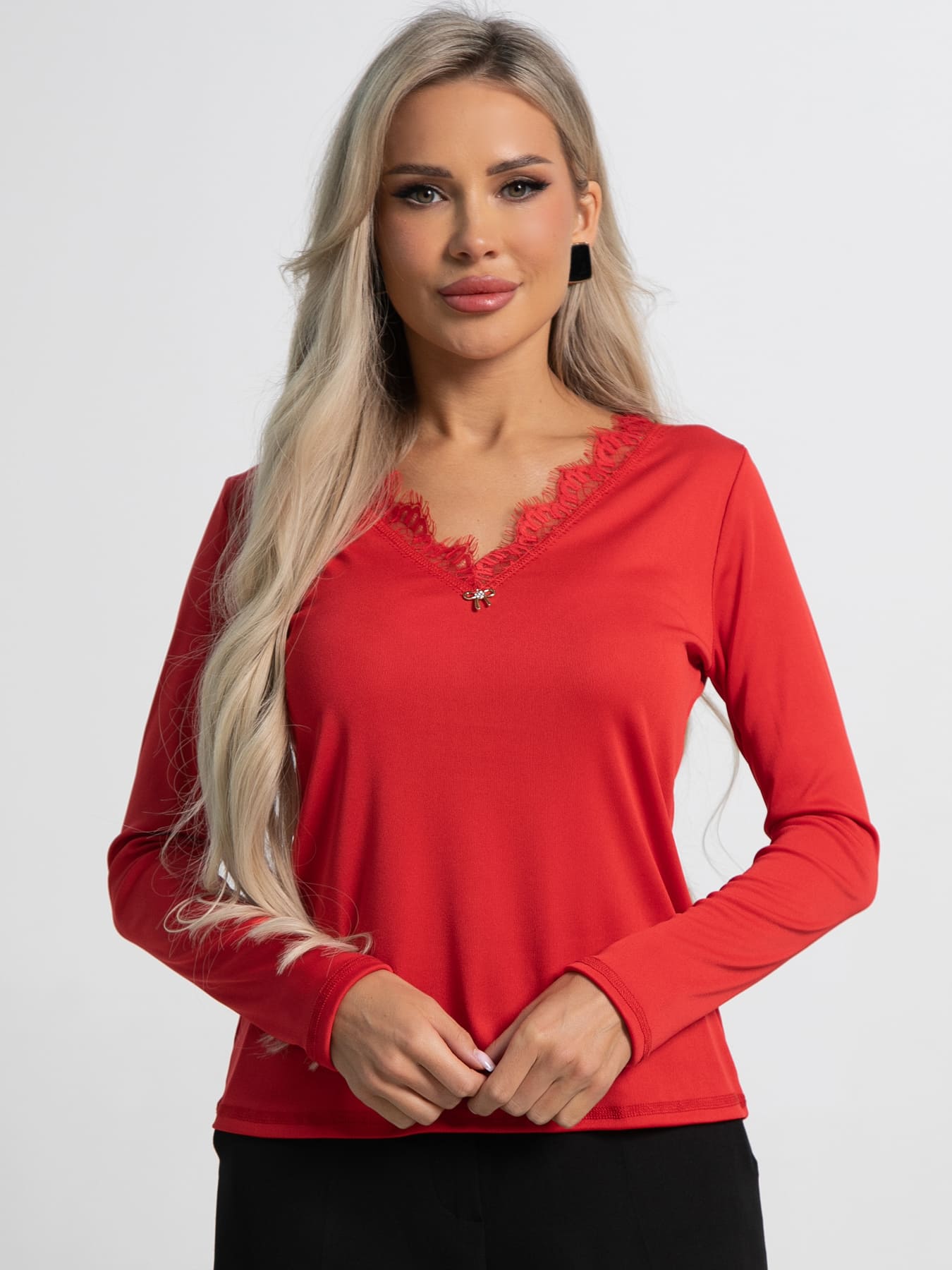 Блуза Новелла (красная) Б15490-24М