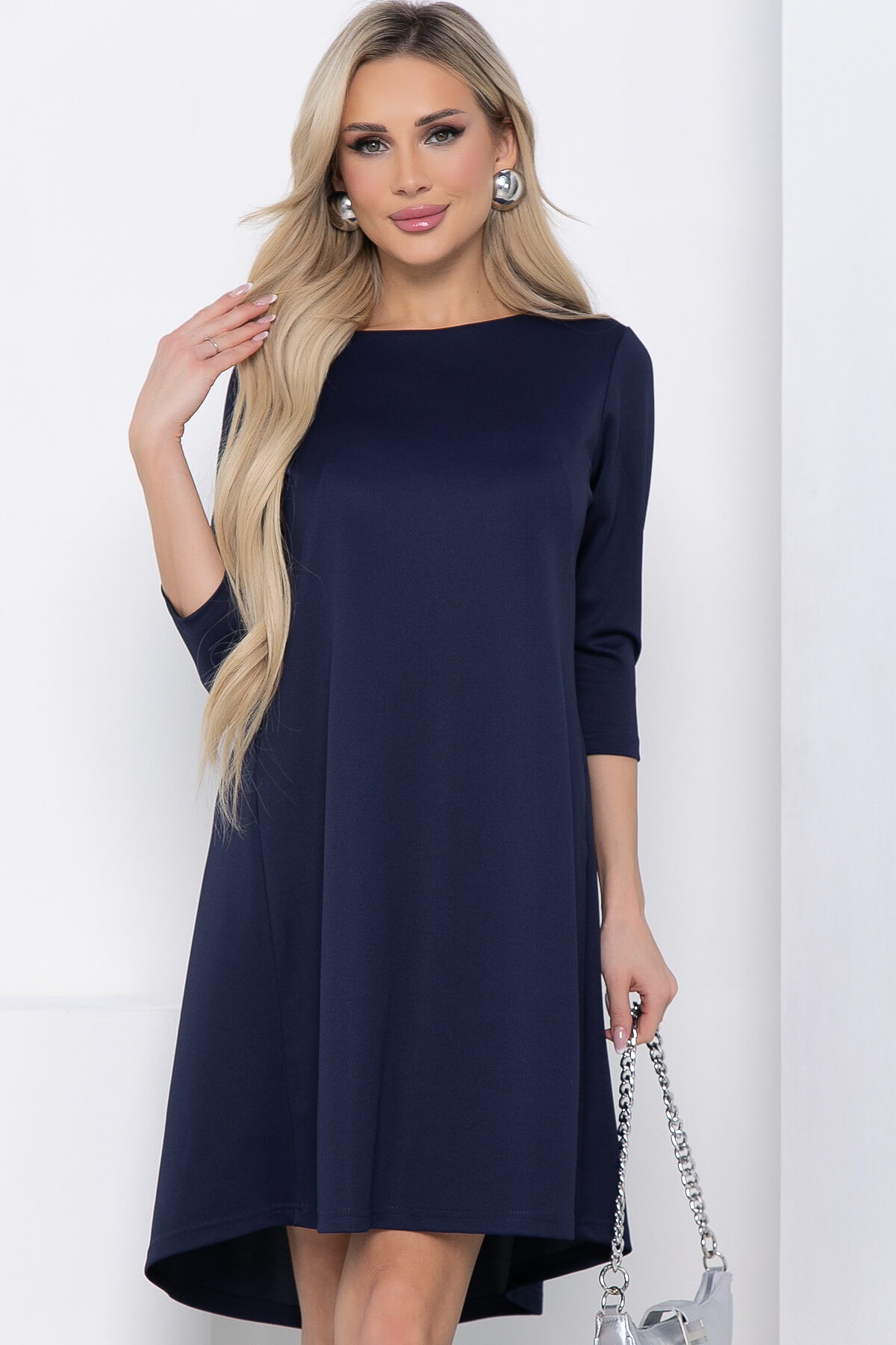 Платье "Леди Элегант" синее П8589