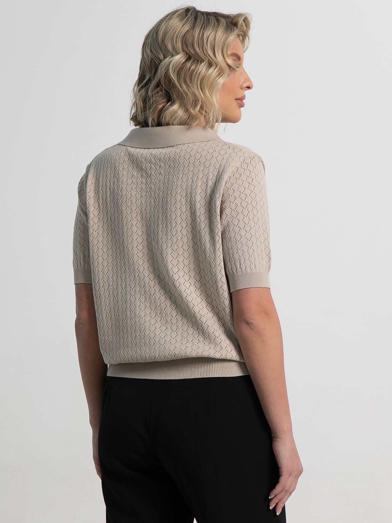 Поло Тихая роскошь (бежевое) Б15276-7М