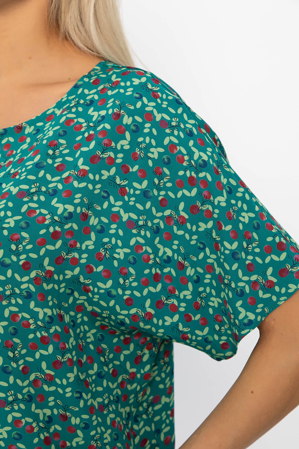 Блуза Маргоша (изумруд) Б13815-16М