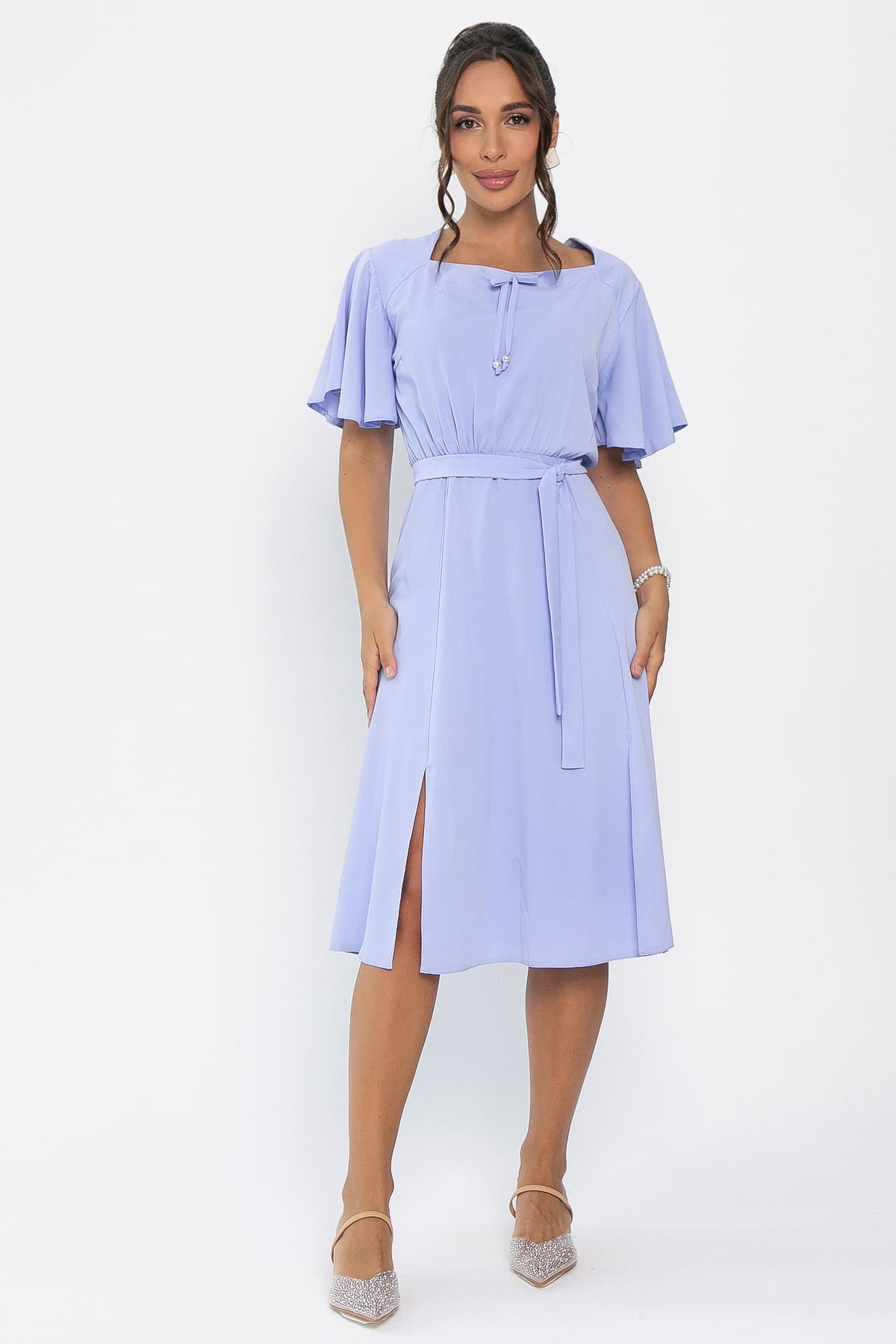 Платье Трепет любви (голубое) П13918-39М