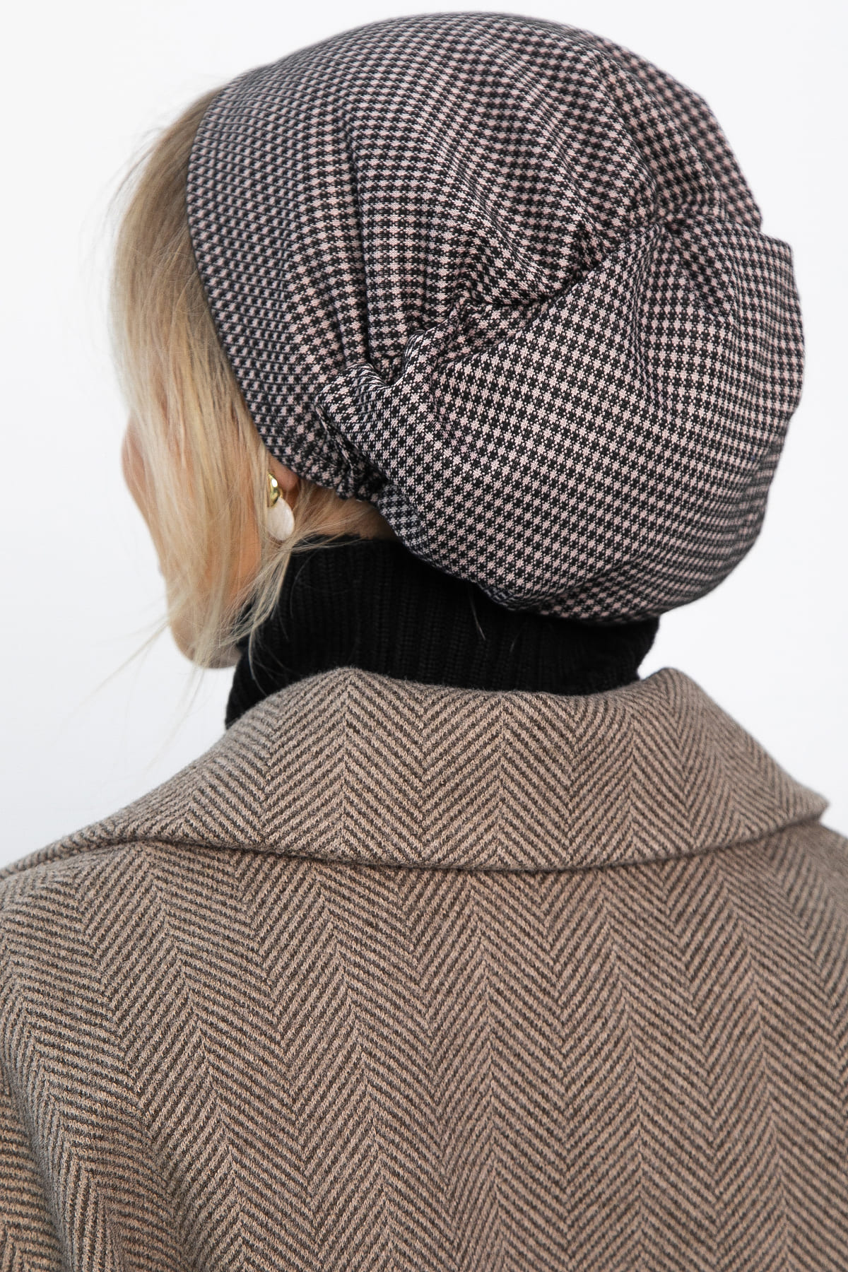 Чалма с резинкой (коричневое зернышко) ЧР8-23М