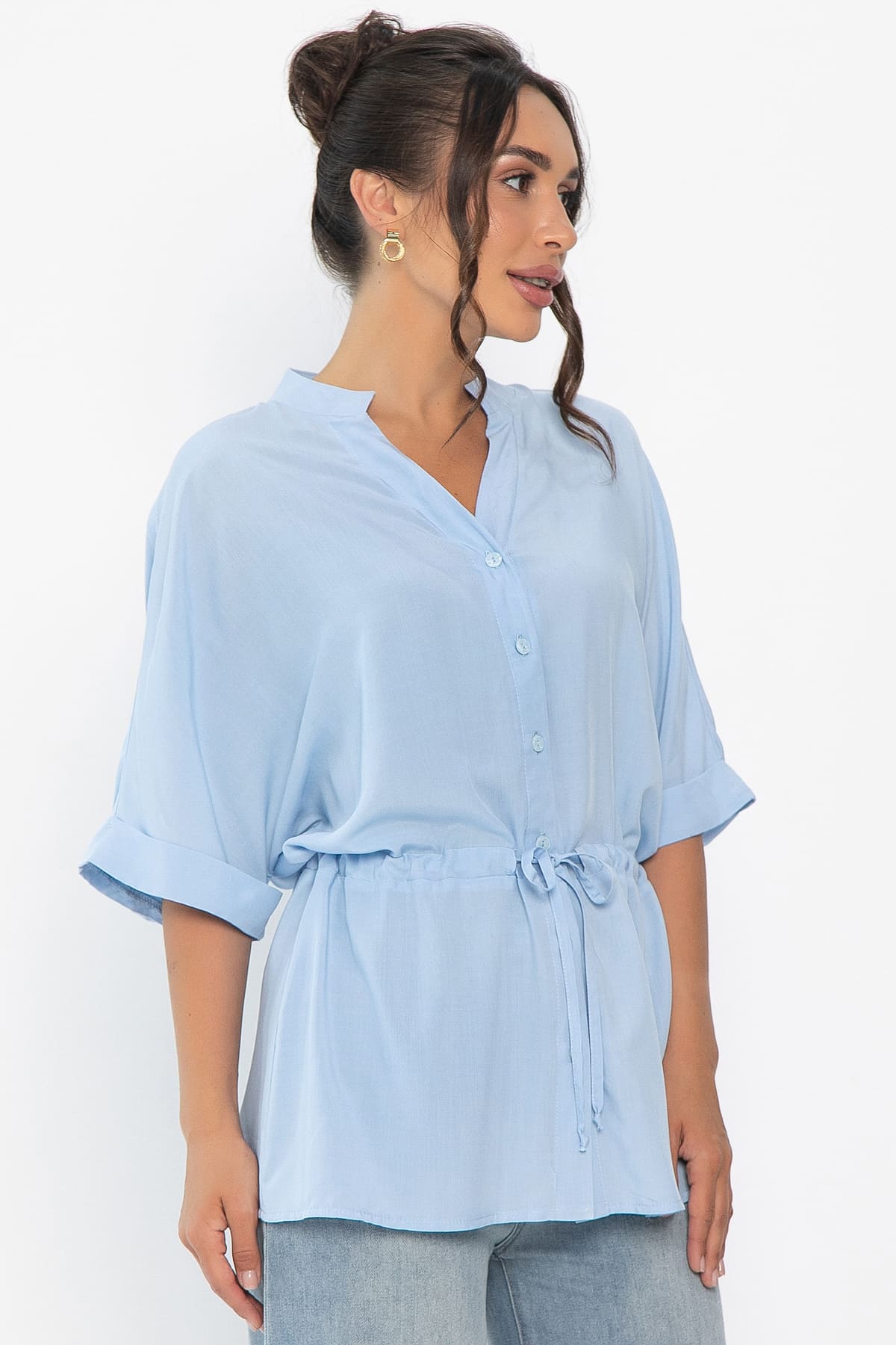 Блуза Мариша (голубая) Б13981-30М